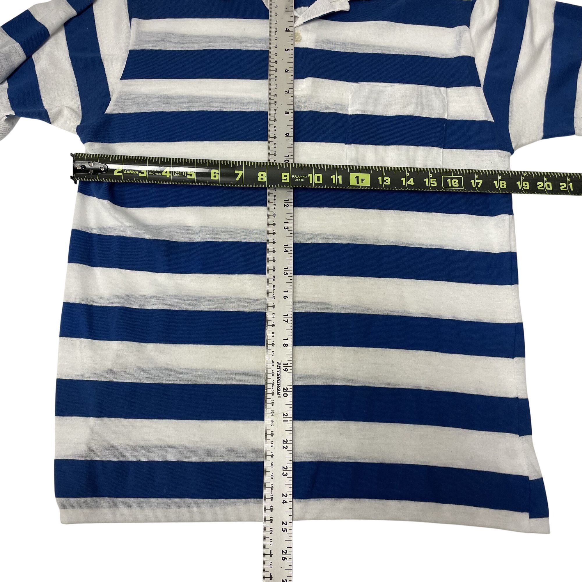 Other Vtg Action Stripe Golf SURFER Ultra Thin Soft Polo Shirt Size US M / EU 48-50 / 2 - 4 Thumbnail