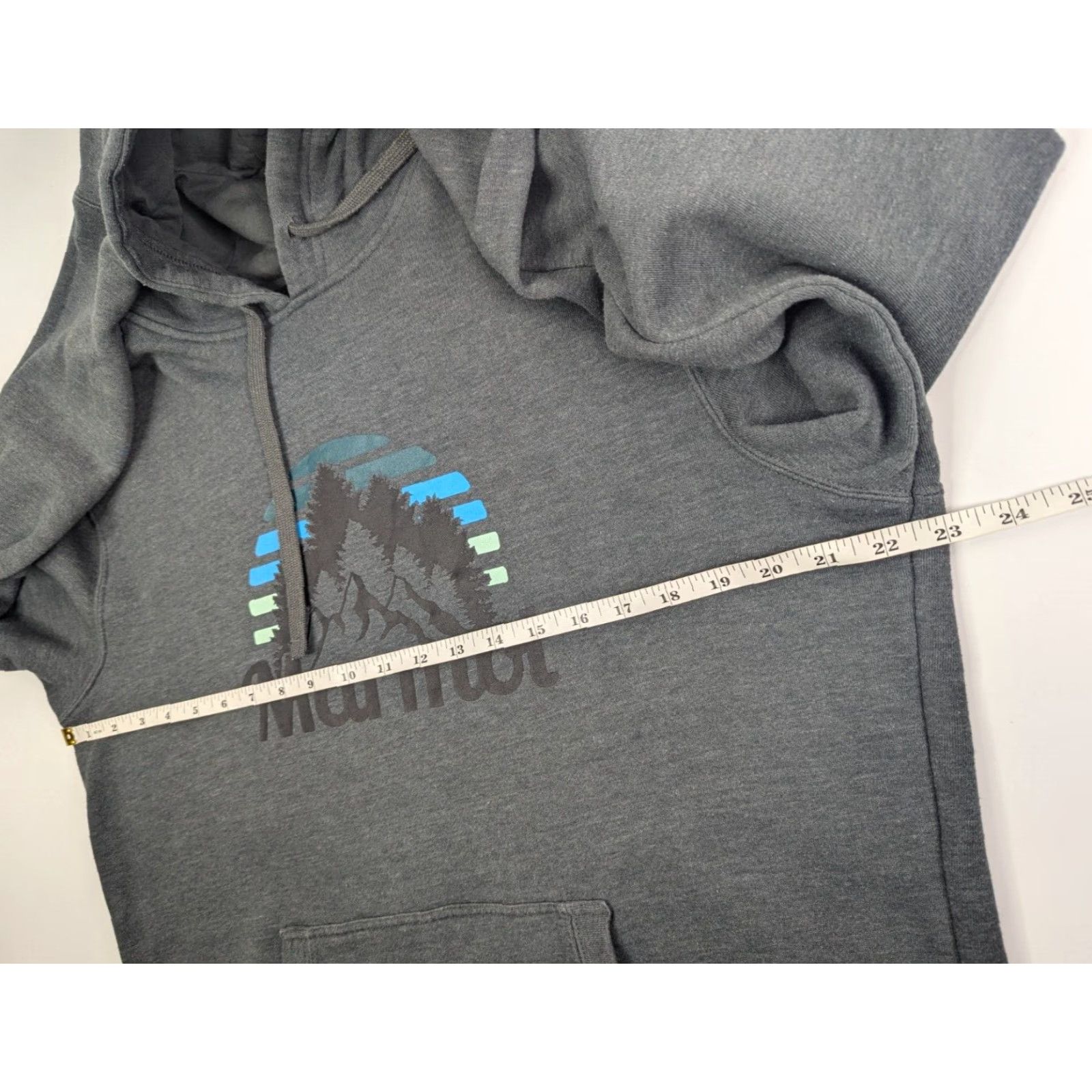 Marmot Marmot Mountain Logo Grey Sweater Hoodie Men Large Cotton Blend Logo Pullover Hooded All Seasons Outdoor Jacket? Size US L / EU 52-54 / 3 - 7 Thumbnail