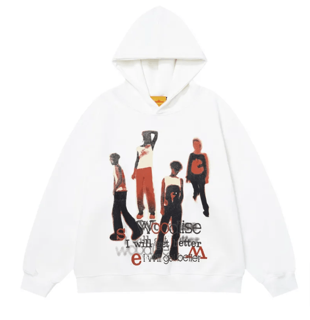 Japanese Brand × Vintage "Era of Style-White-M" Hoodie Size US M / EU 48-50 / 2 - 1 Thumbnail