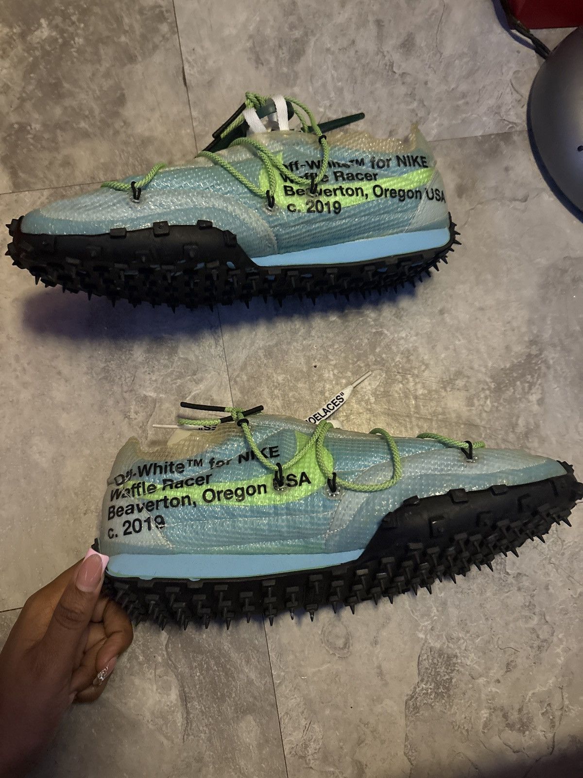 Off-White NIKE X OFF-WHITE WAFFLE RACER Size US 10.5 / EU 43-44 - 2 Thumbnail