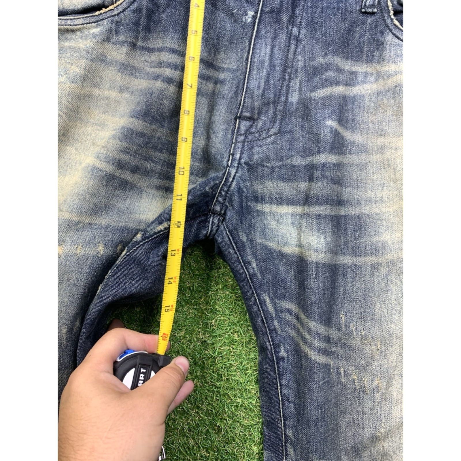 Jordan Craig VINTAGE Jordan Craig Jeans Mens 38x32 Tapered Distressed Denim Hip Hop Rock Grunge City Size US 38 / EU 54 - 6 Thumbnail