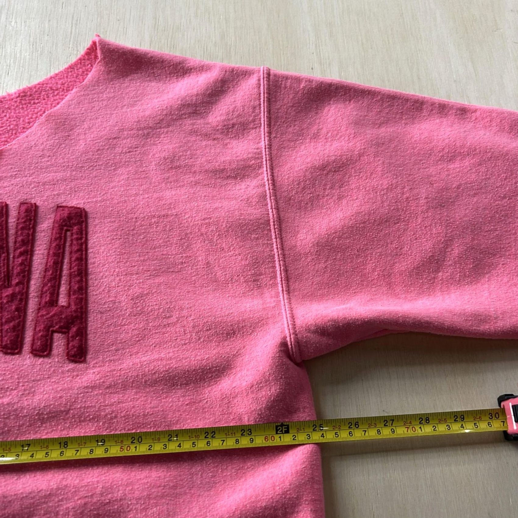 Vintage Arizona Sweatshirt Womens Large Pink Fleece Scoop Neck Oversized Pullover Size L / US 10 / IT 46 - 4 Thumbnail