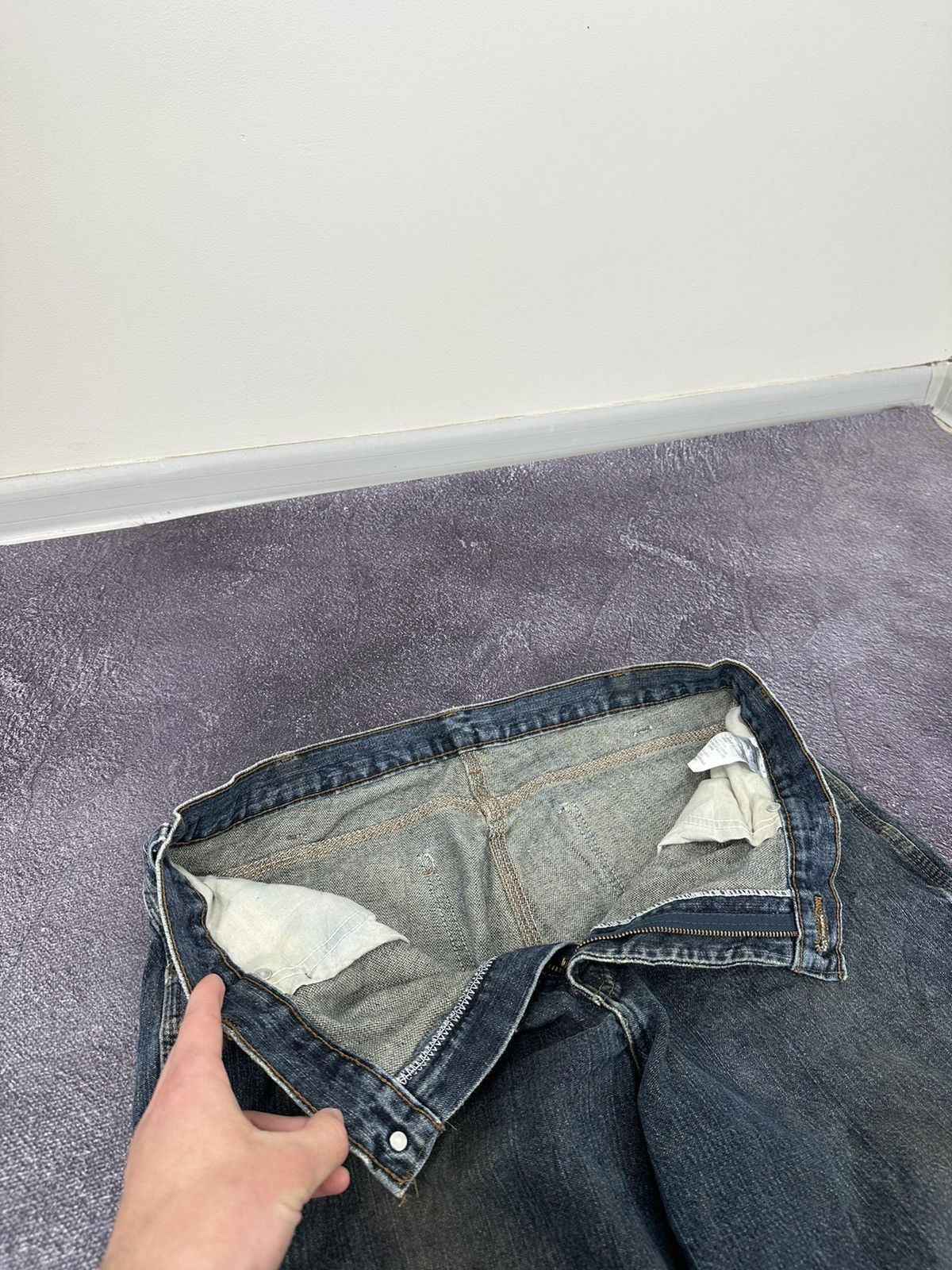 Dickies Vintage Dickies Distressed Denim USA Baggy Opium Work Pants Size US 34 / EU 50 - 17 Thumbnail