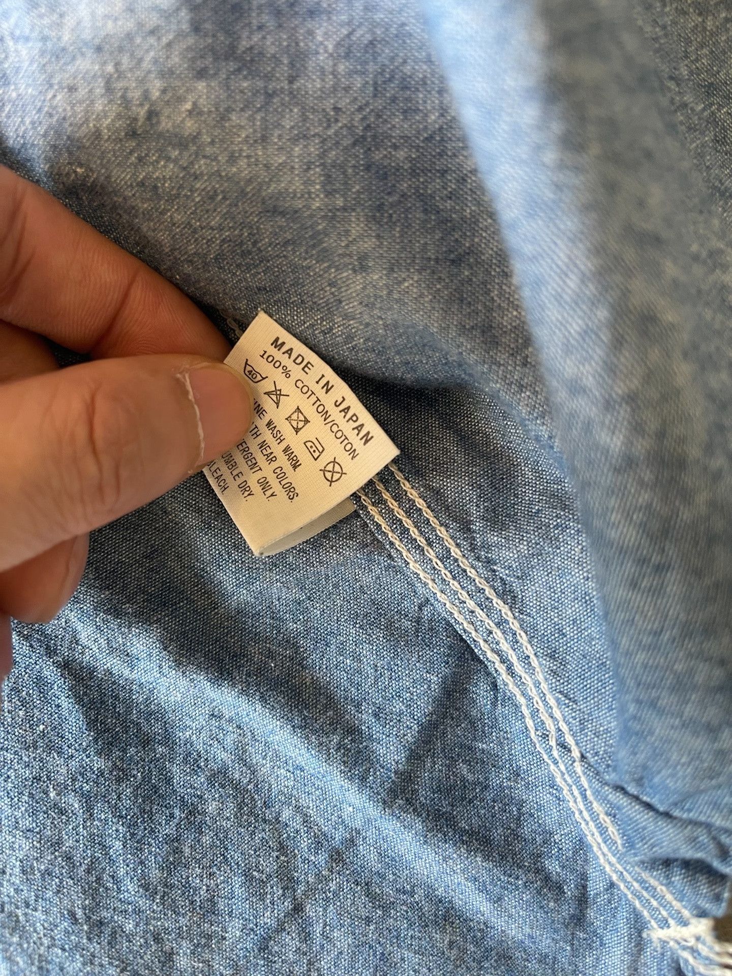Orslow Orslow Chambray Denim Shirt Size US S / EU 44-46 / 1 - 8 Thumbnail