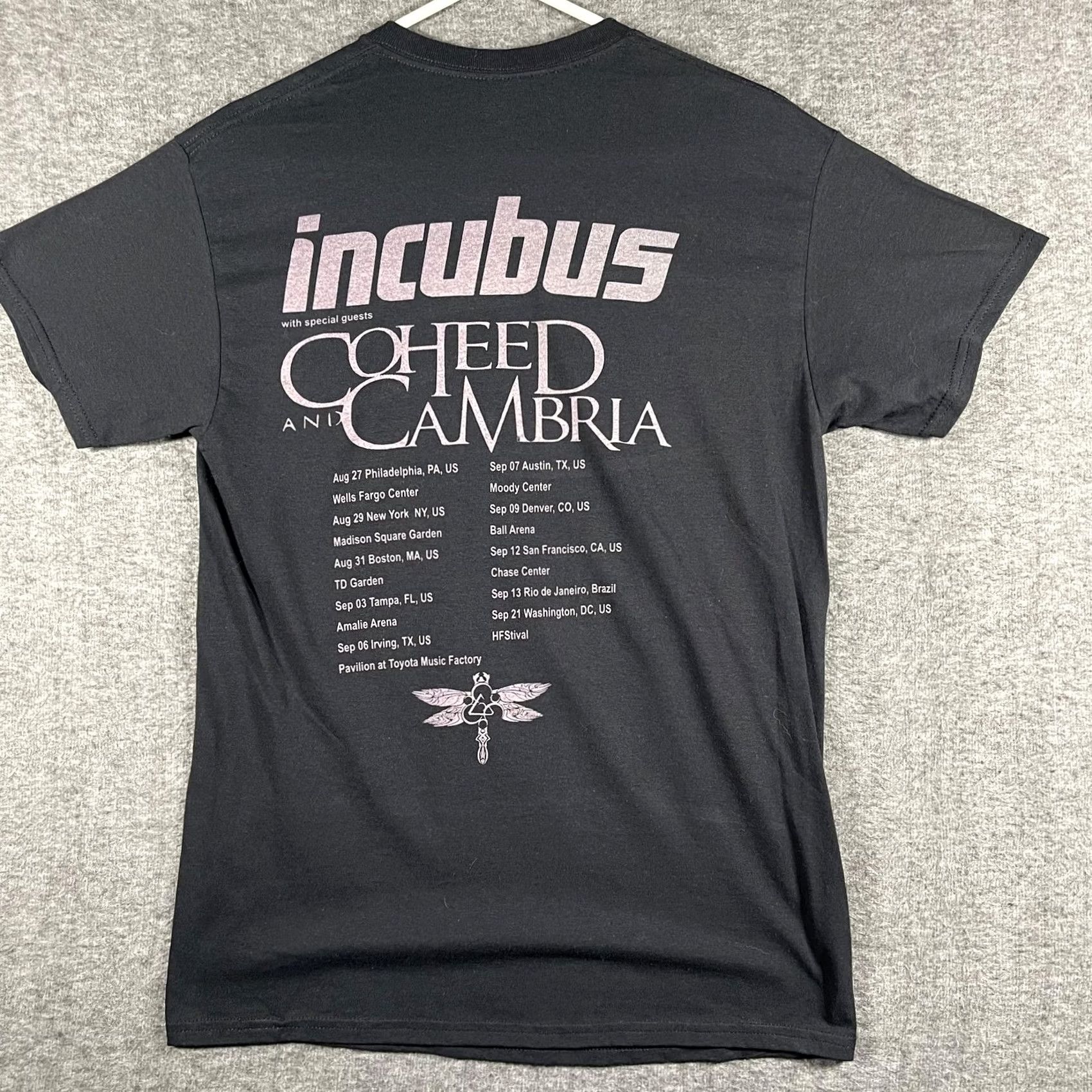 Gildan VINTAGE? Incubus Shirt Mens Medium Black 2024 Tour Coheed & Cambria Graphic Band Tee Size US M / EU 48-50 / 2 - 3 Thumbnail