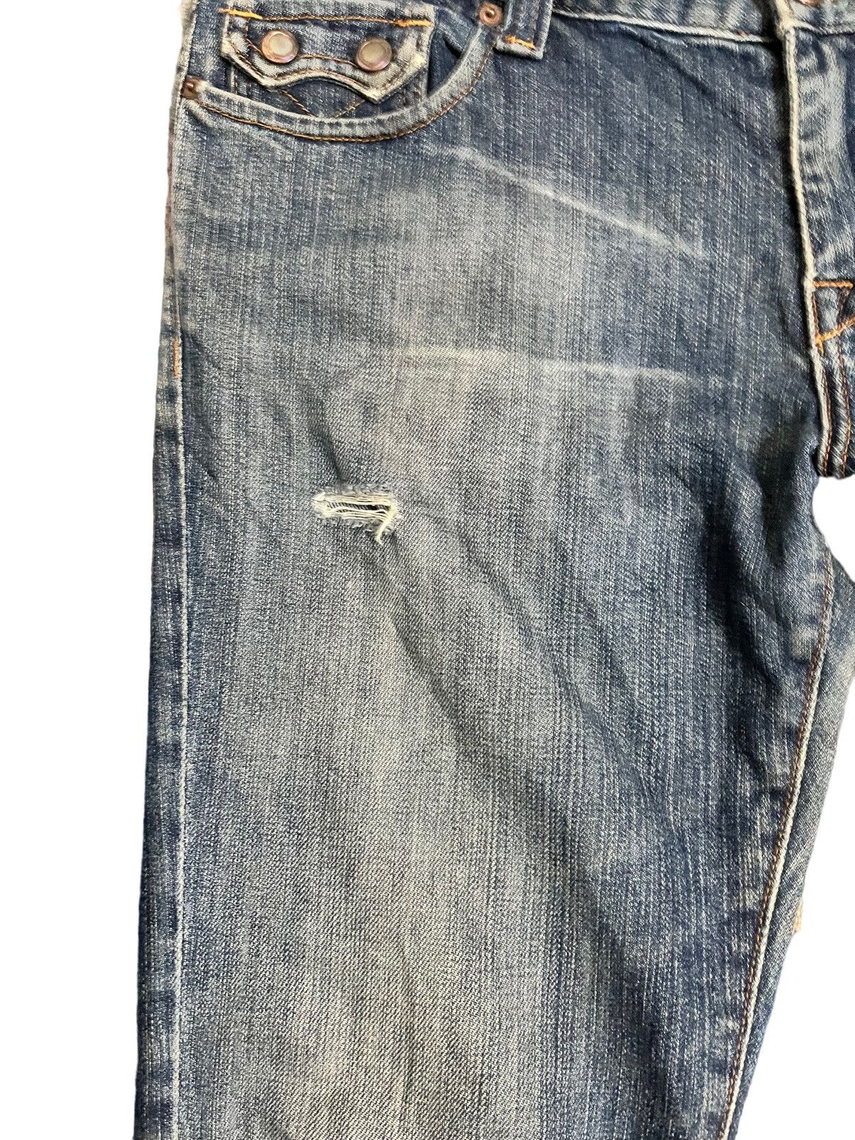 Howe Vintage Howe Flare Distressed Denim Size US 35 - 4 Thumbnail