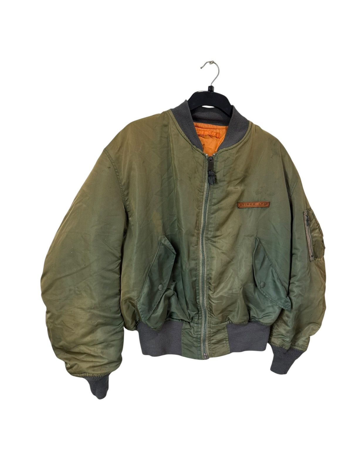 Avirex AVIREX BOMBER JACKET DISTRESS STYLE REVERSIBLE TYPE Size US M / EU 48-50 / 2 - 2 Thumbnail