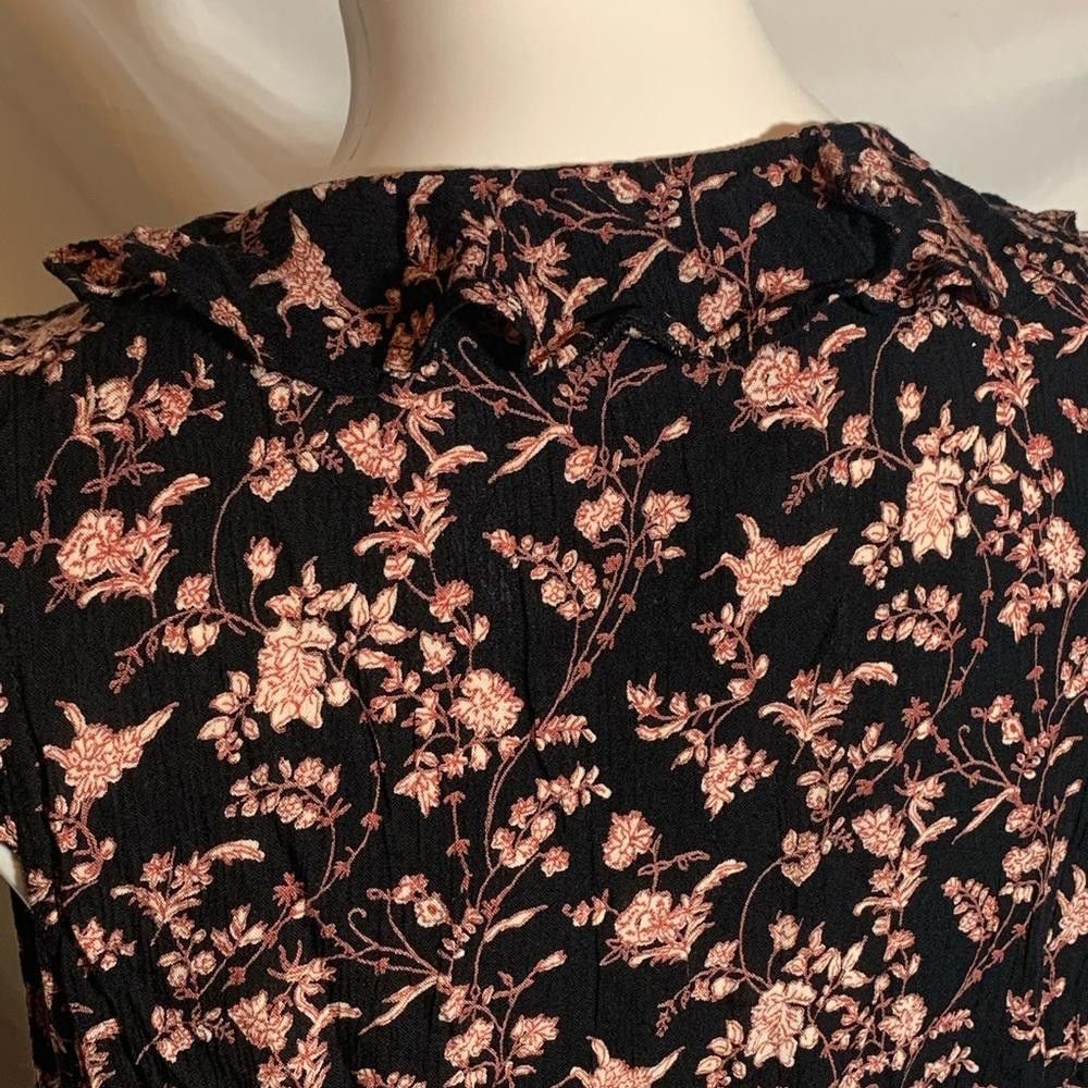 American Rag American Rag Ruffle Collar Floral Blouse, Sm Size S / US 4 / IT 40 - 6 Thumbnail