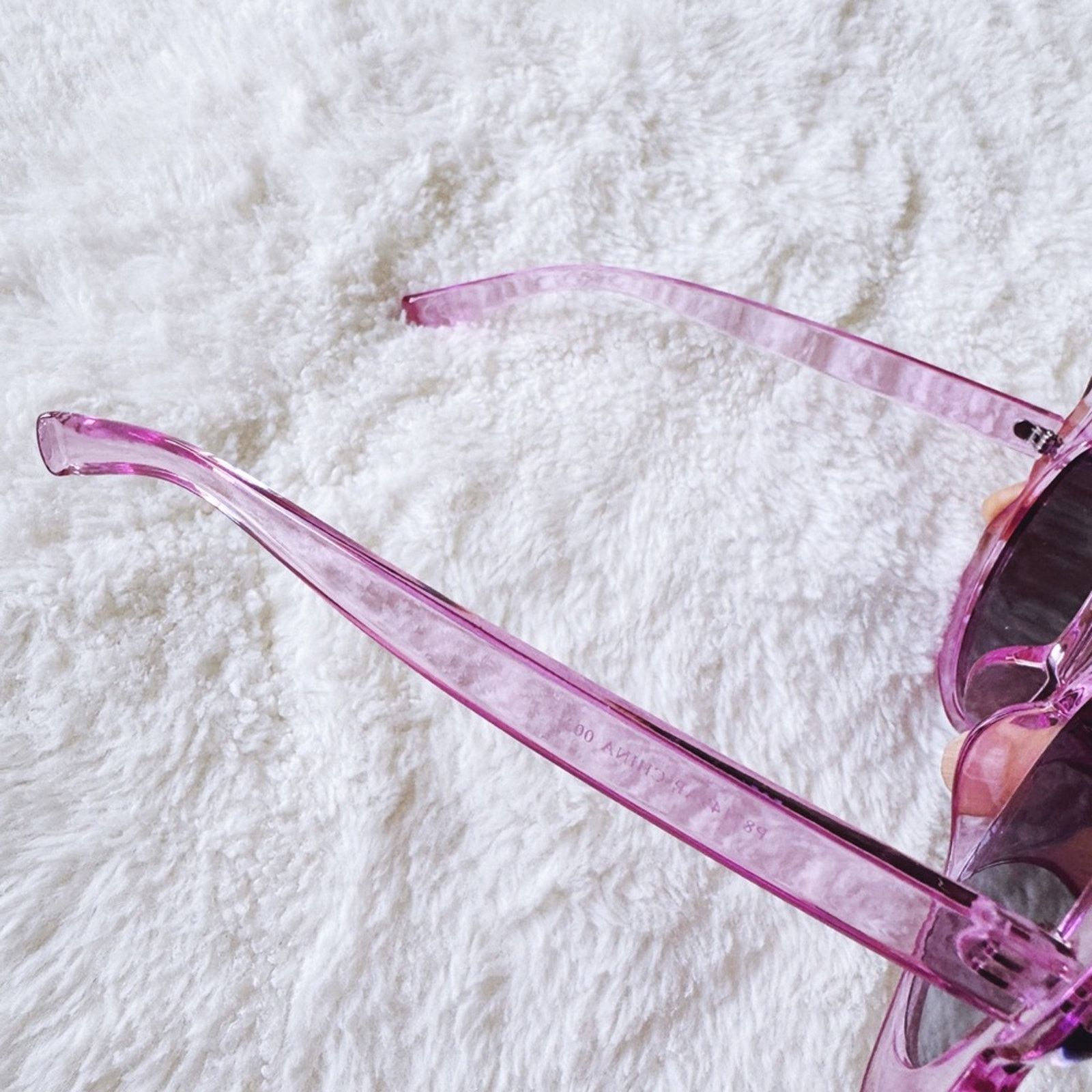 Other Eliza Dark Pink Butterfly-shaped Sunglasses Size ONE SIZE - 8 Thumbnail