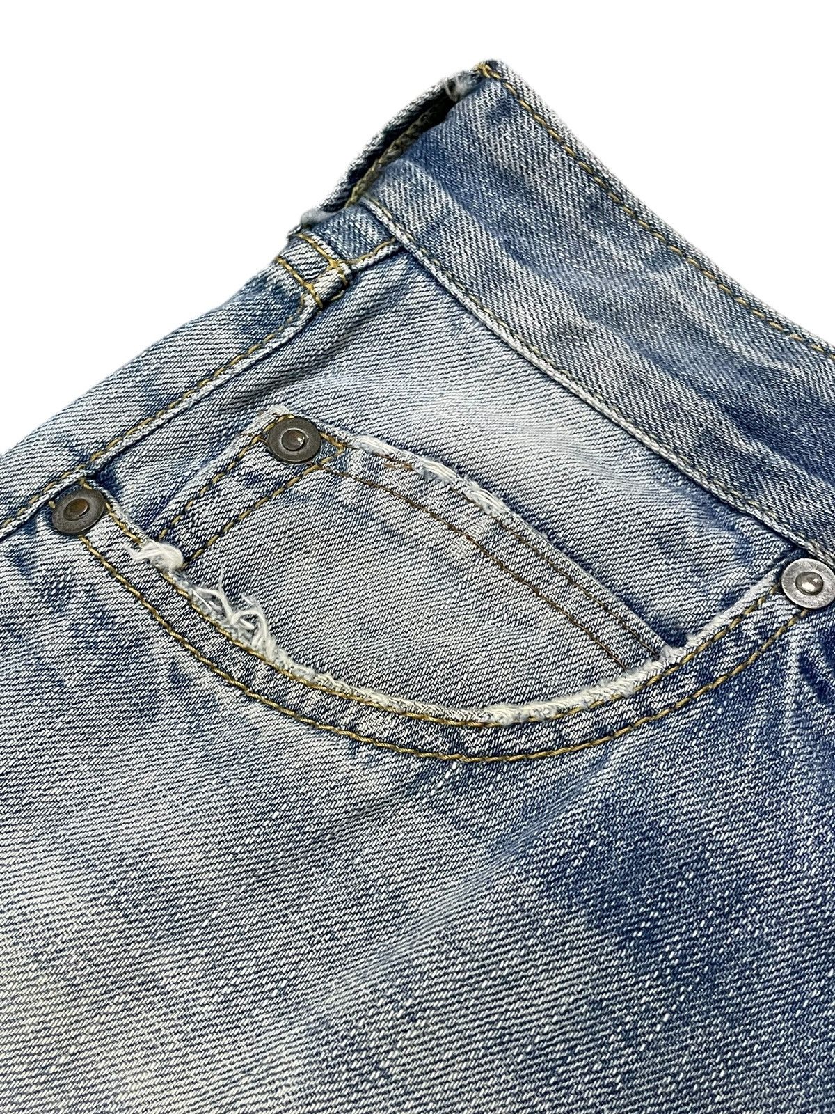 Blue Blue Japan Blue Blue Japan Light Indigo Wash Faded Jeans Size US 30 / EU 46 - 10 Thumbnail