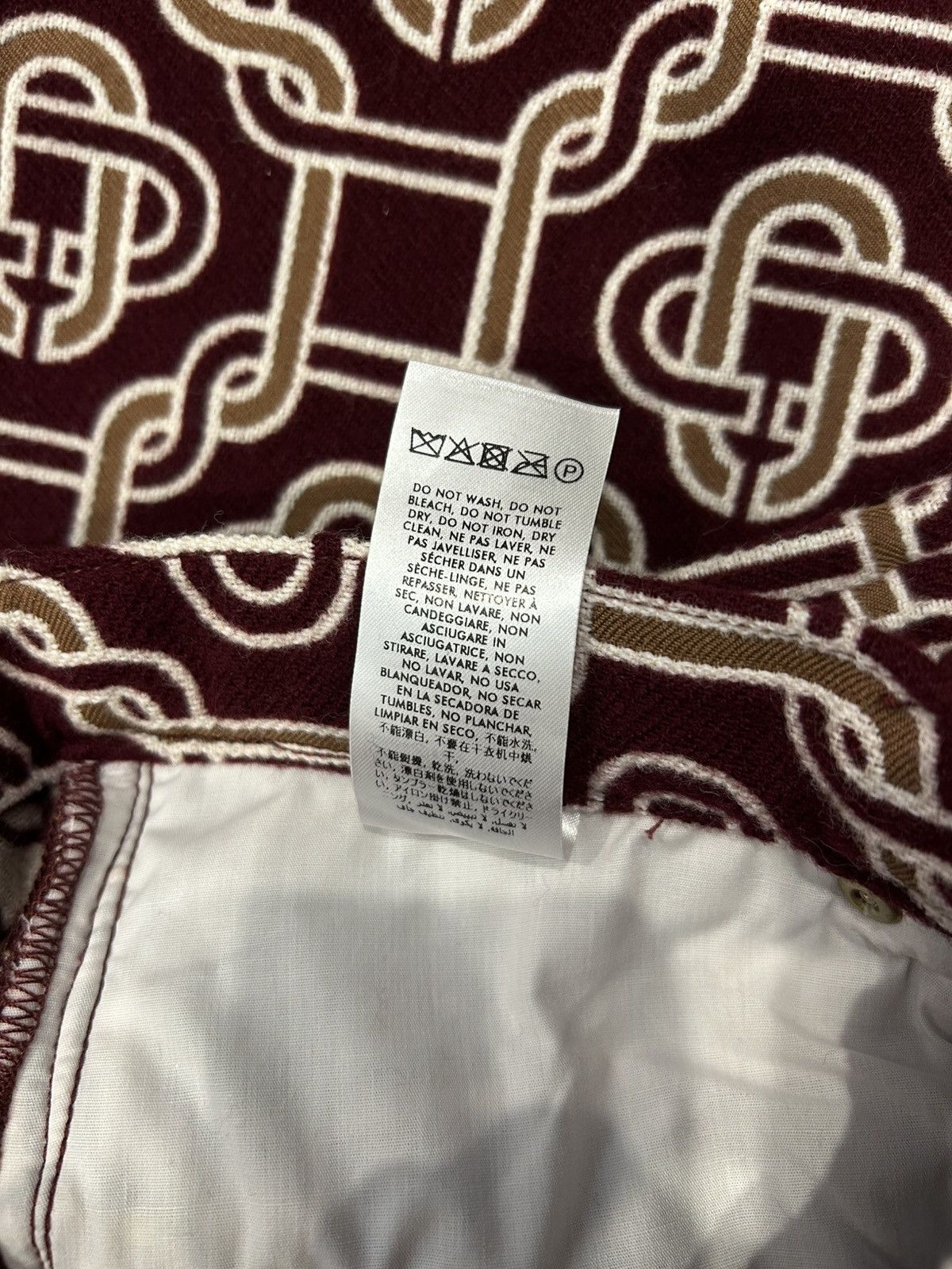 Casablanca CASABLANCA MONOGRAM JACQUARD PRINTED PANTS Size US 28 / EU 44 - 7 Thumbnail