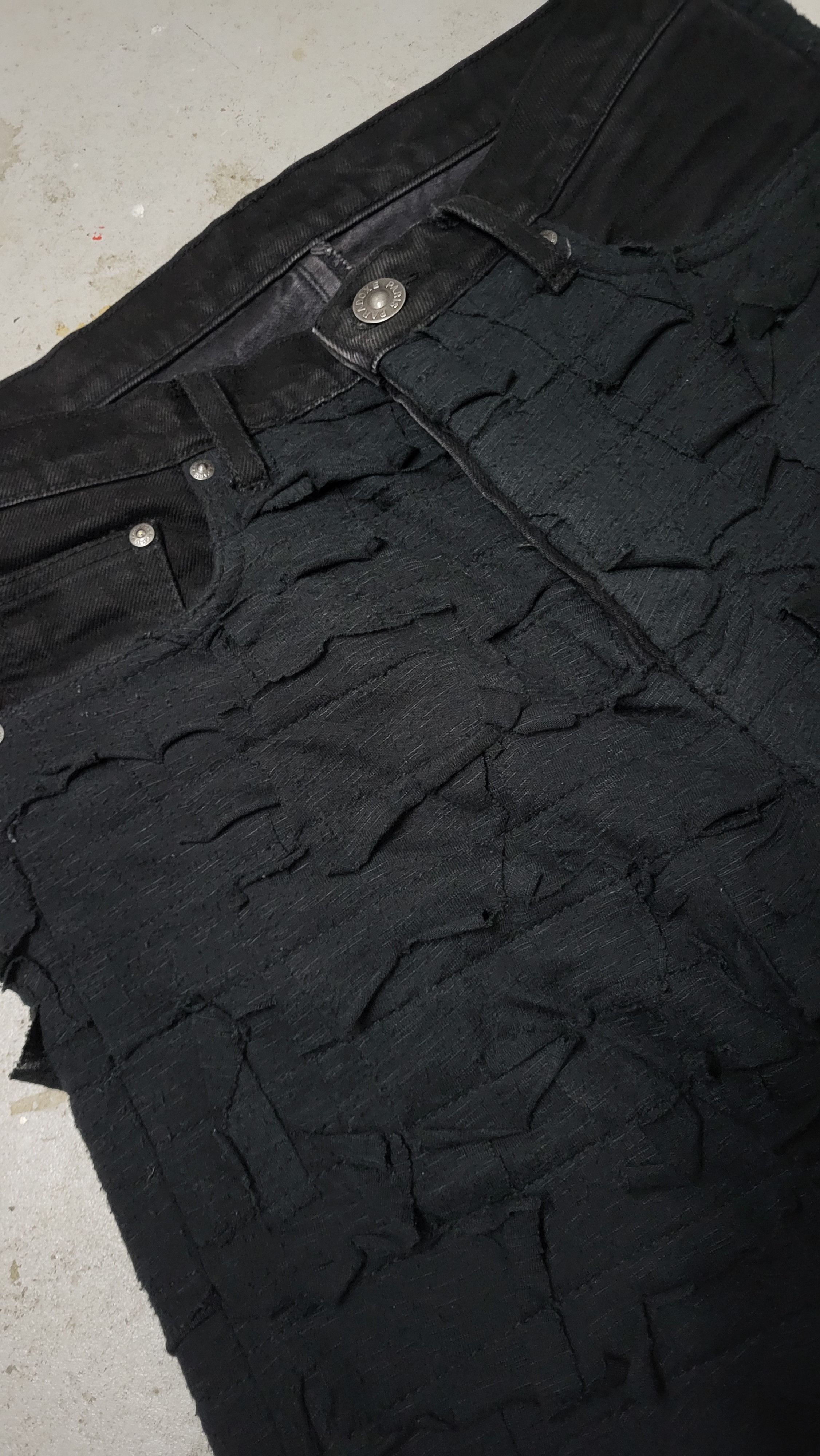 Paradoxe Paris Dark Flayed Sail Jeans Size US 28 / EU 44 - 3 Thumbnail
