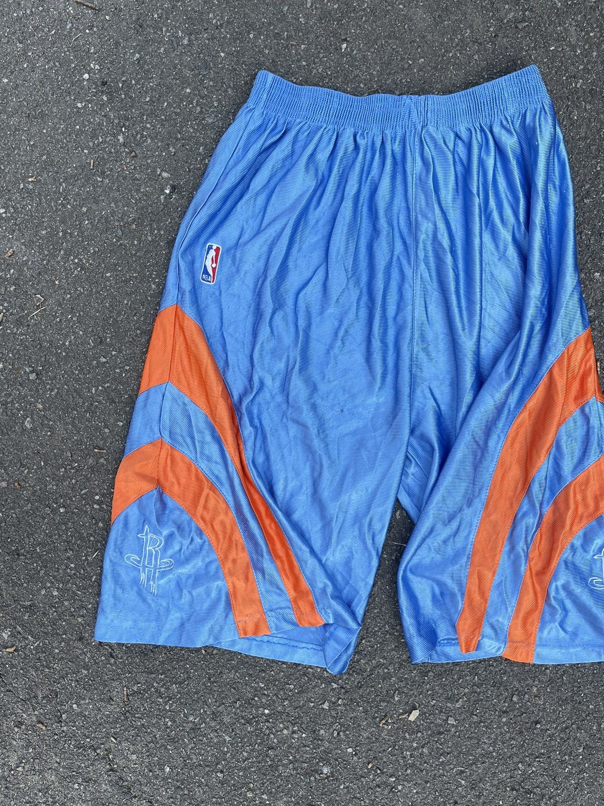 NBA × Vintage 1980’s Houston Rockets NBA vintage basketball shorts rare Size US 33 - 3 Thumbnail