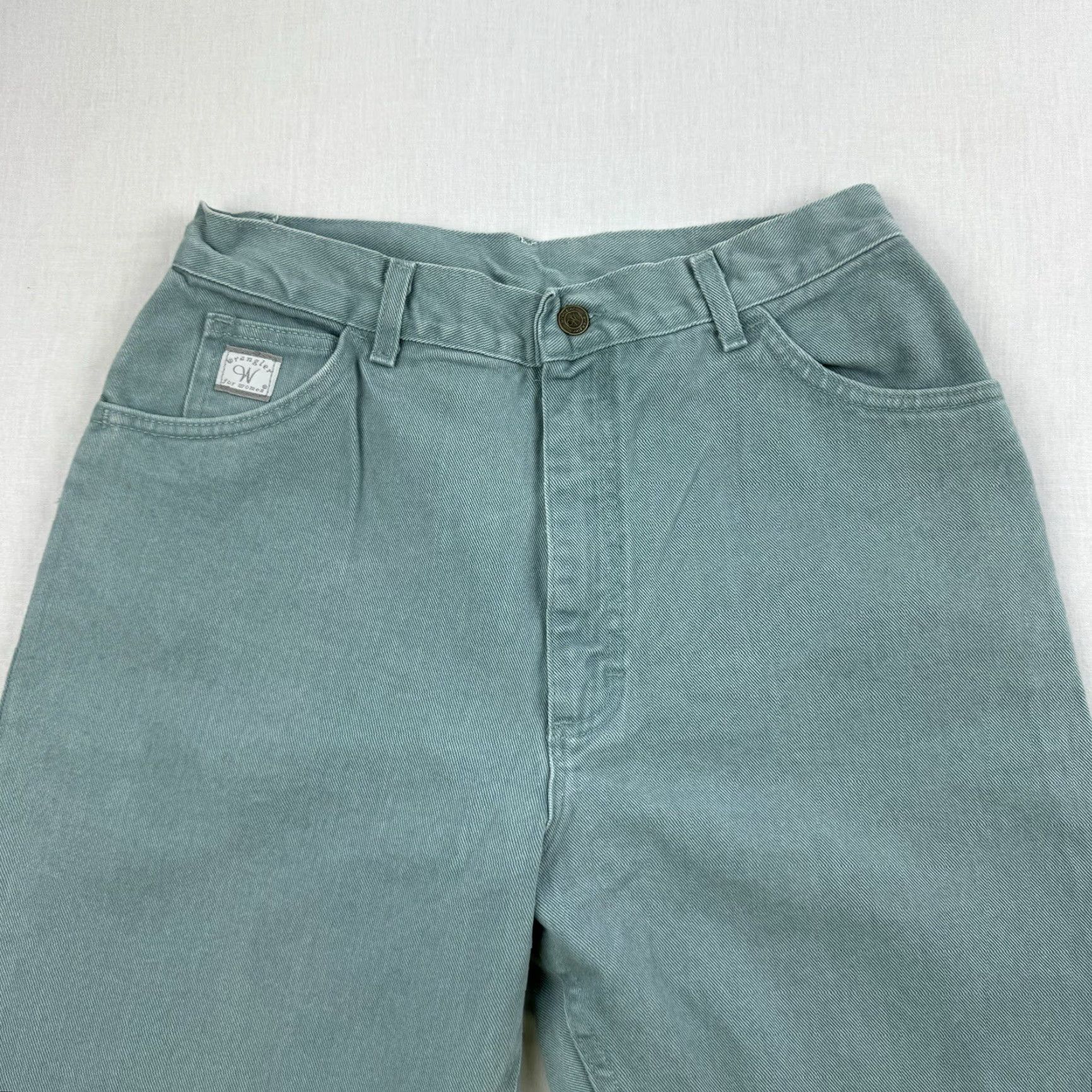 Wrangler VINTAGE Wrangler Jeans Womens 14 Seaform Green Western Mom Jeans High Rise 90s Size 36" / US 14 / IT 50 - 7 Thumbnail