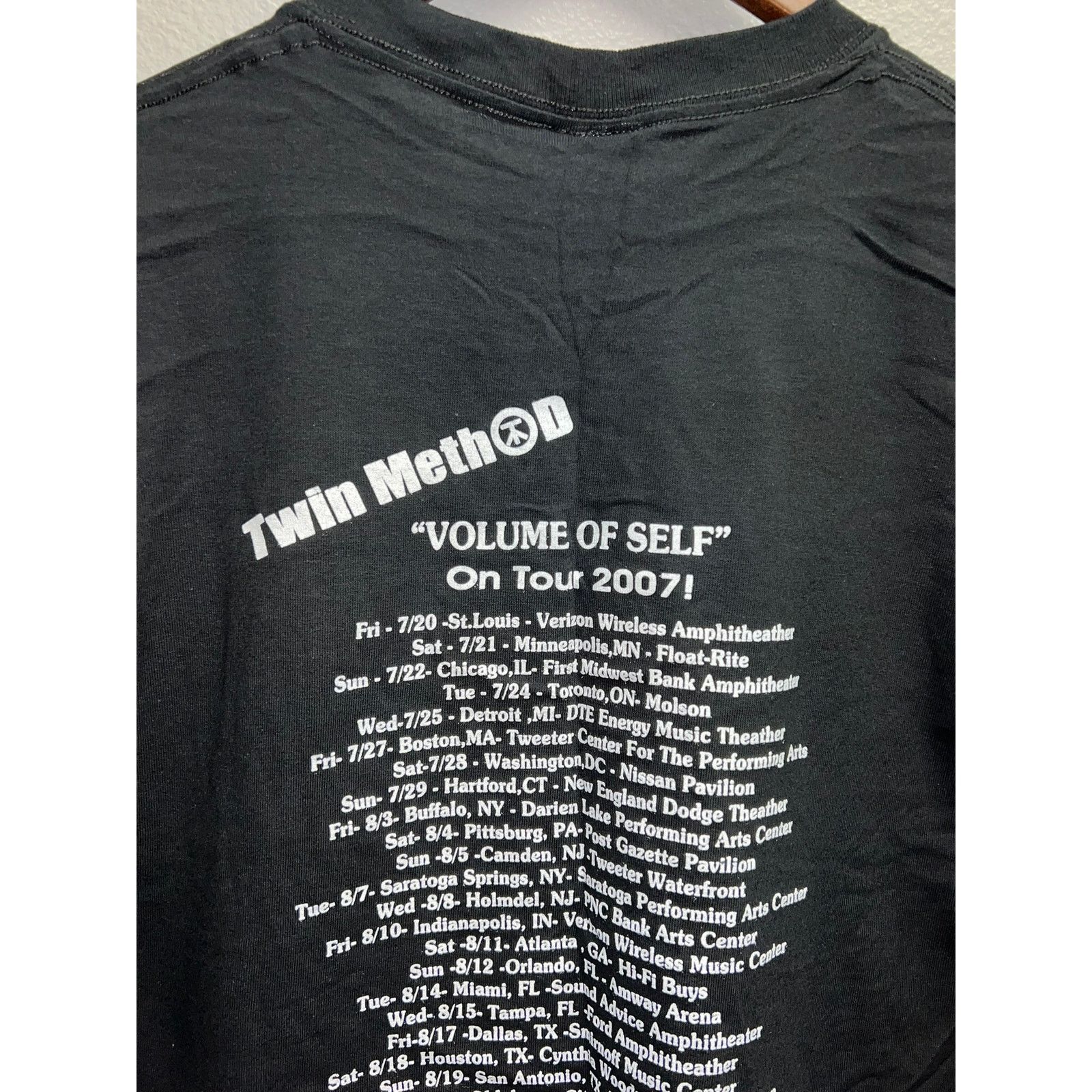 Gildan 2007 Twin Method The Volume Of Self Tour Nu Metal Shirt L Size US L / EU 52-54 / 3 - 7 Thumbnail
