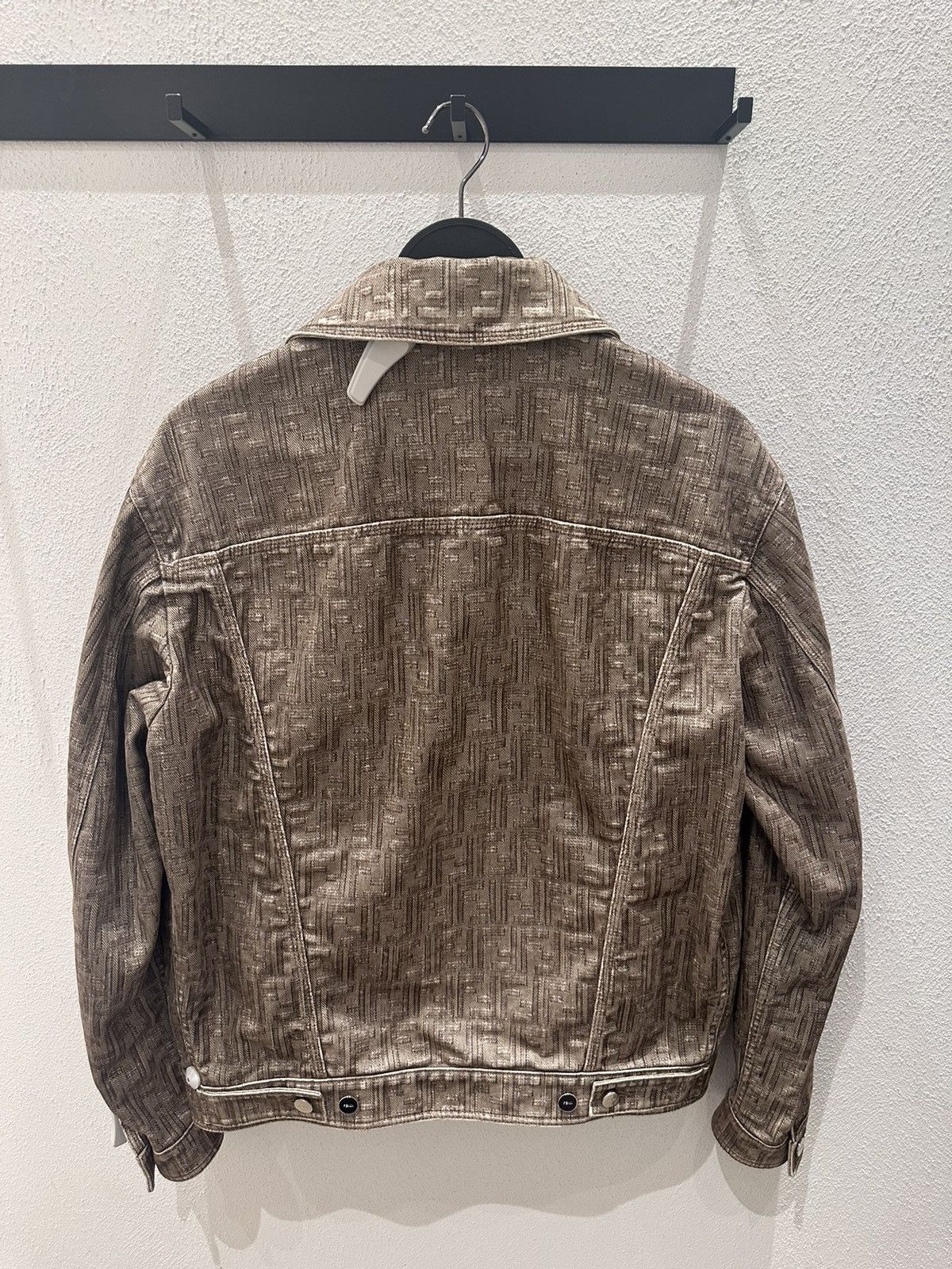Fendi Fendi Denim Jacket (Nutmeg) Size US M / EU 48-50 / 2 - 2 Thumbnail