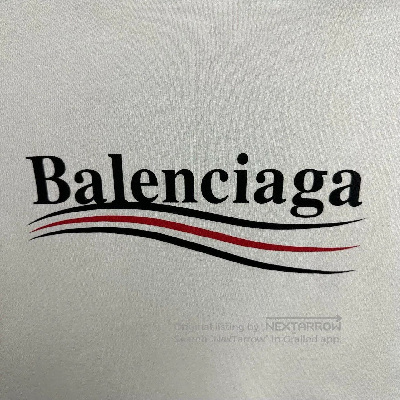 Balenciaga balenciaga white short sleeve t. Size US XS / EU 42 / 0 - 4 Thumbnail