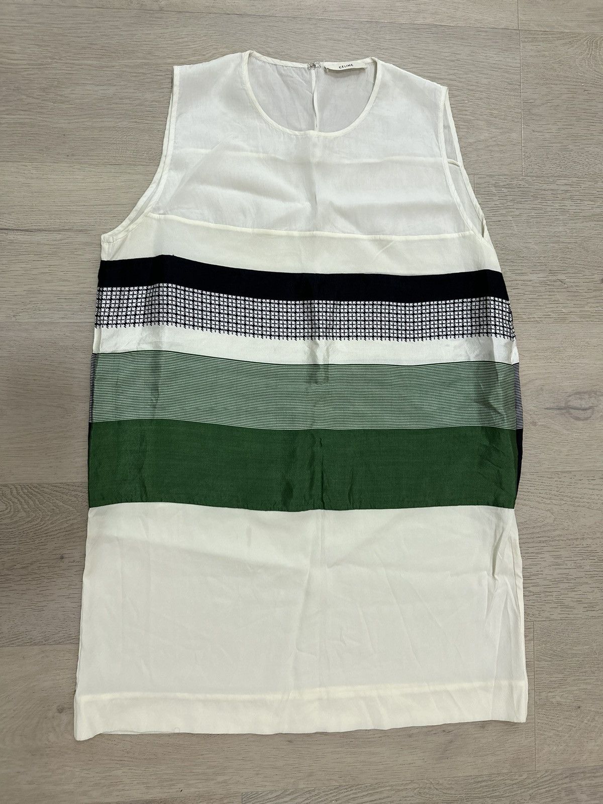image of Celine x Phoebe Philo 2011 Spring Dress in White, Women's (Size Medium)
