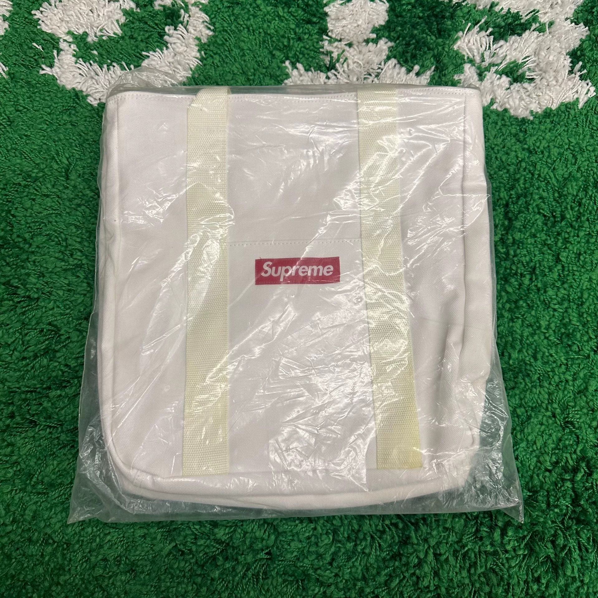 Supreme Supreme FW20 Canvas Logo Tote Bag Size ONE SIZE - 1 Thumbnail