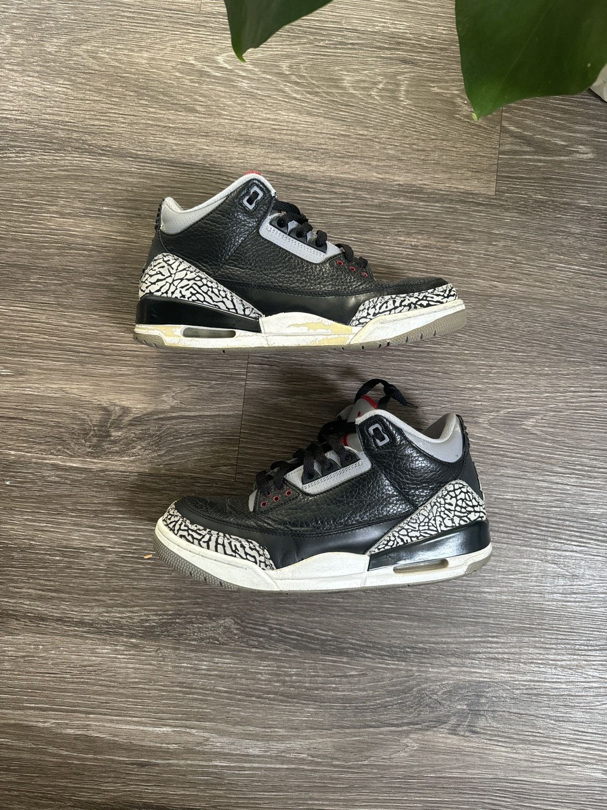 image of Jordan Brand 3 Retros- Black Cement 2011 Shoes, Men's (Size 9)