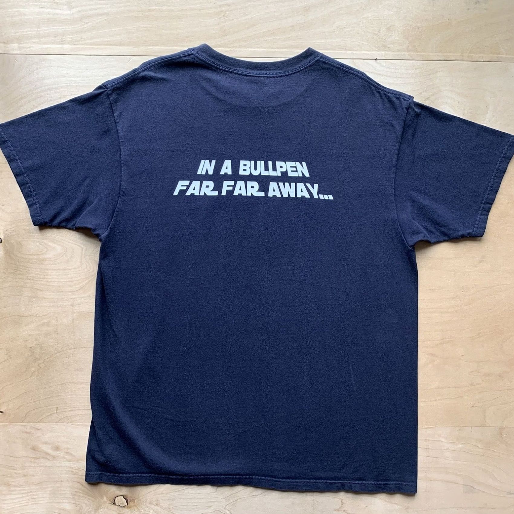 Star Wars VINTAGE Joba Chamberlain Shirt MLB Baseball New York Yankees Star Wars Darth Vader NYC Blue XL Men T-Shirt Regular Graphic Print Cotton Knit Size US XL / EU 56 / 4 - 5 Thumbnail