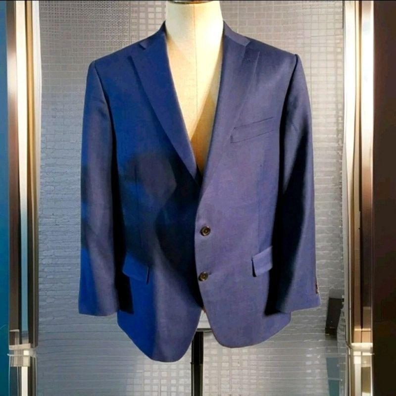 Other Walter Morton Size 46 R Navy Blue 2 Button Suit NWT Size 46R - 1 Thumbnail