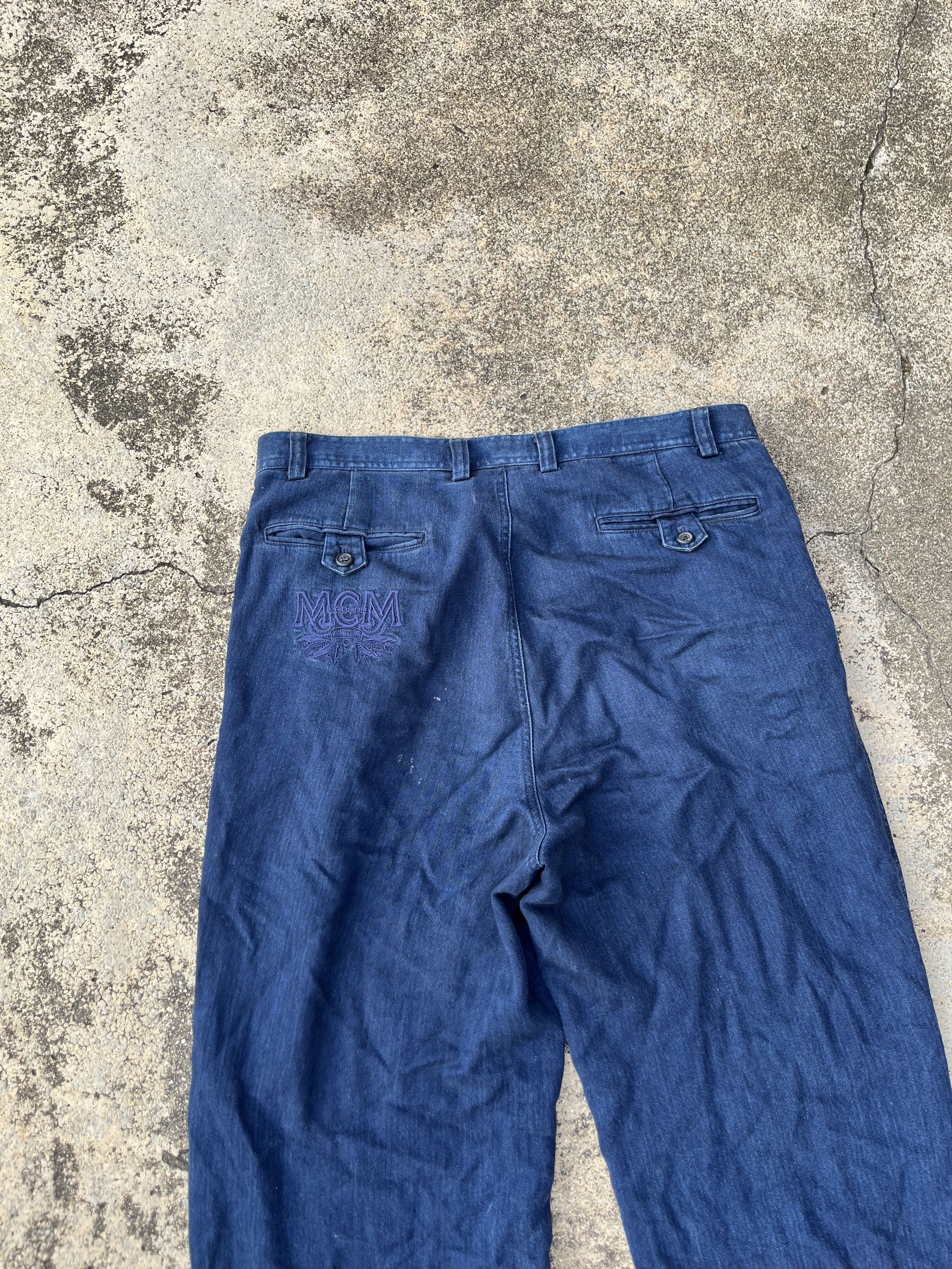 MCM MCM baggy Pleated Pants Denim Size US 34 / EU 50 - 5 Thumbnail