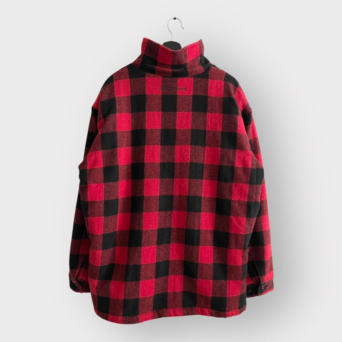 Japanese Brand STEAL! Vintage 1990s Wool Flannel Zip Jacket Size US XXL / EU 58 / 5 - 2 Thumbnail