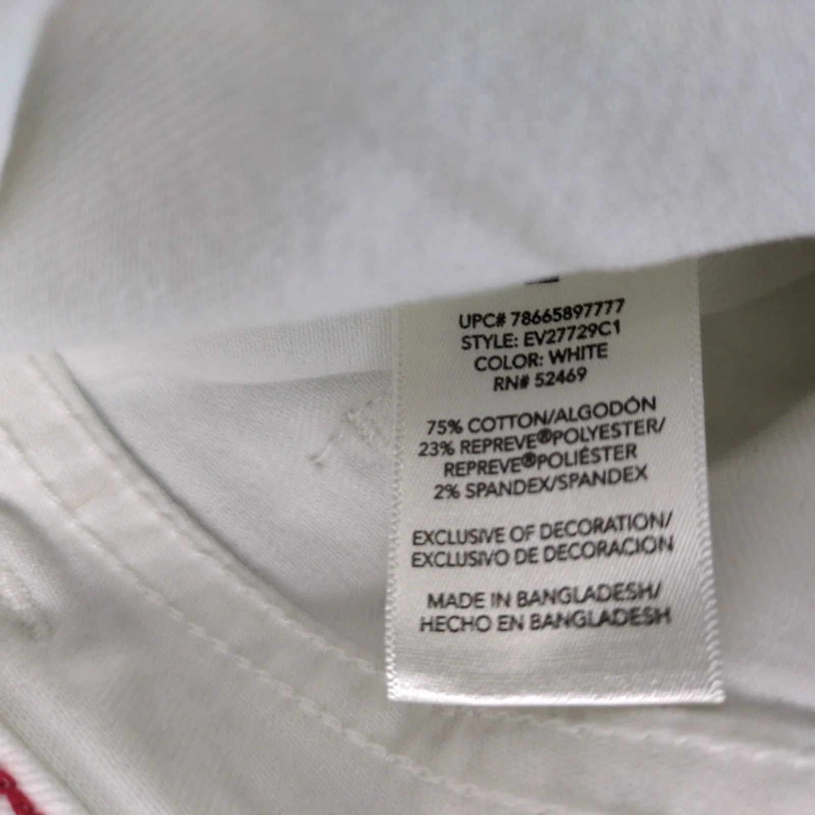 Other EV1 Allie Wide Leg White Jeans Women's 2 Cropped 27x23" Size 26" / US 2 / IT 38 - 8 Thumbnail