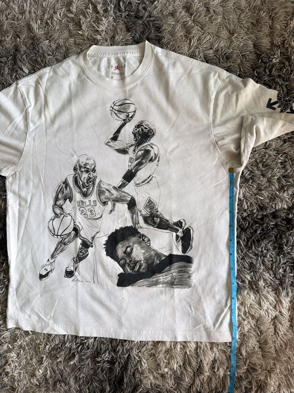 Jordan Brand Off-White x Jordan ‘White Tee’ S/S ‘21 Size US L / EU 52-54 / 3 - 8 Thumbnail