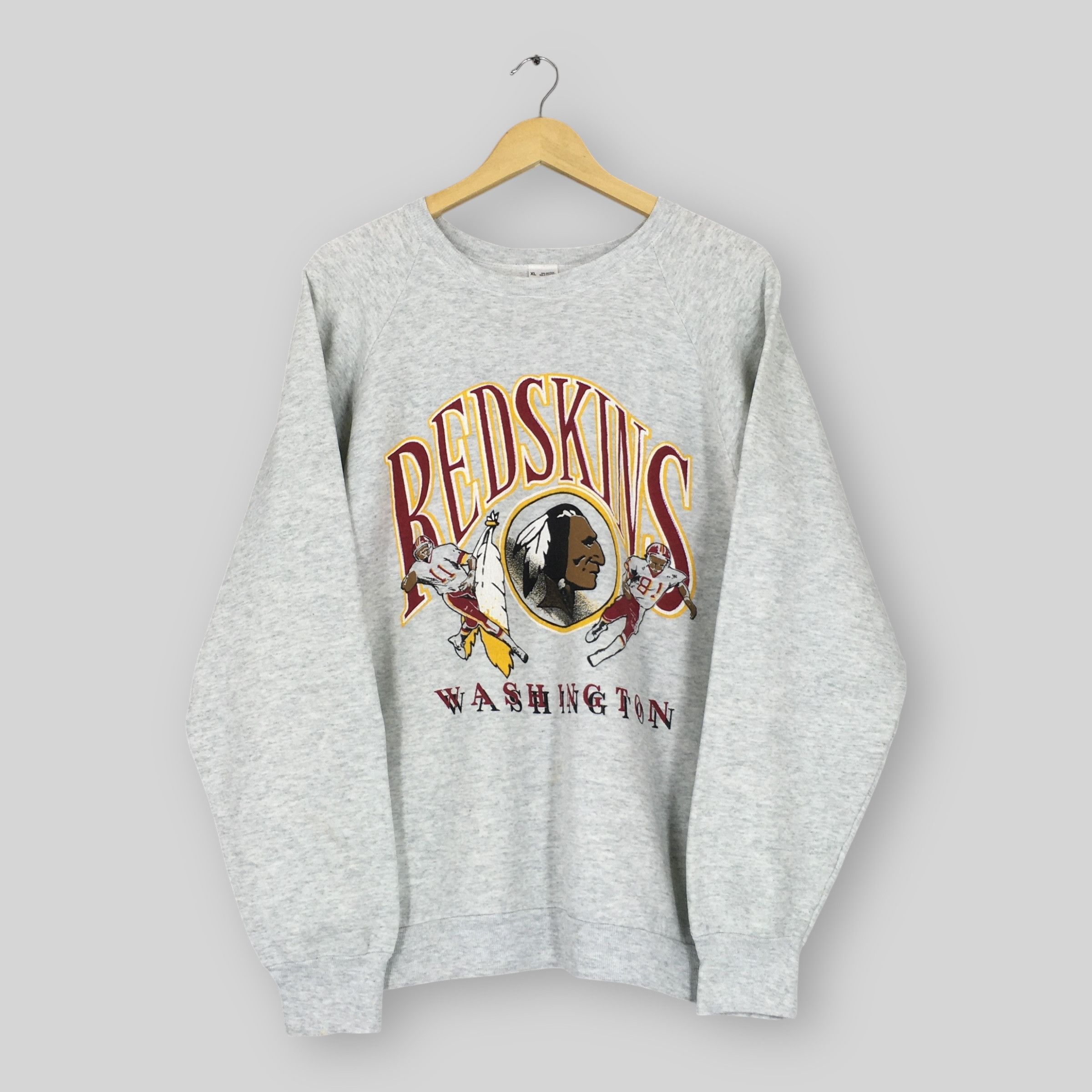 NFL × Vintage Vintage 90s Washington Redskins NFL Sweatshirt XLarge Size US XL / EU 56 / 4 - 1 Thumbnail