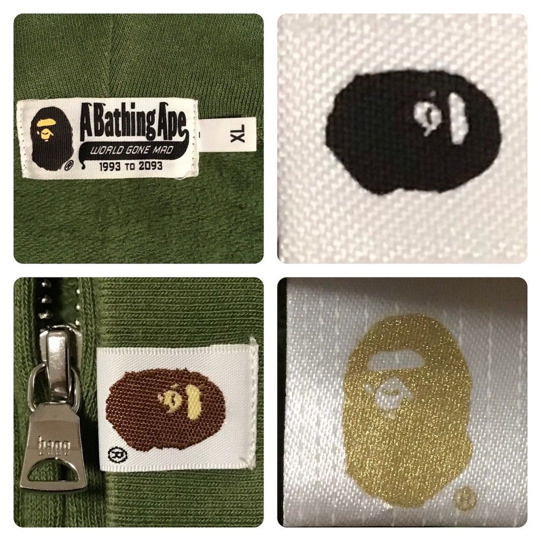 Bape BAPE Ape head full zip hoodie green x 1st camo a bathing ape Size US XL / EU 56 / 4 - 8 Thumbnail