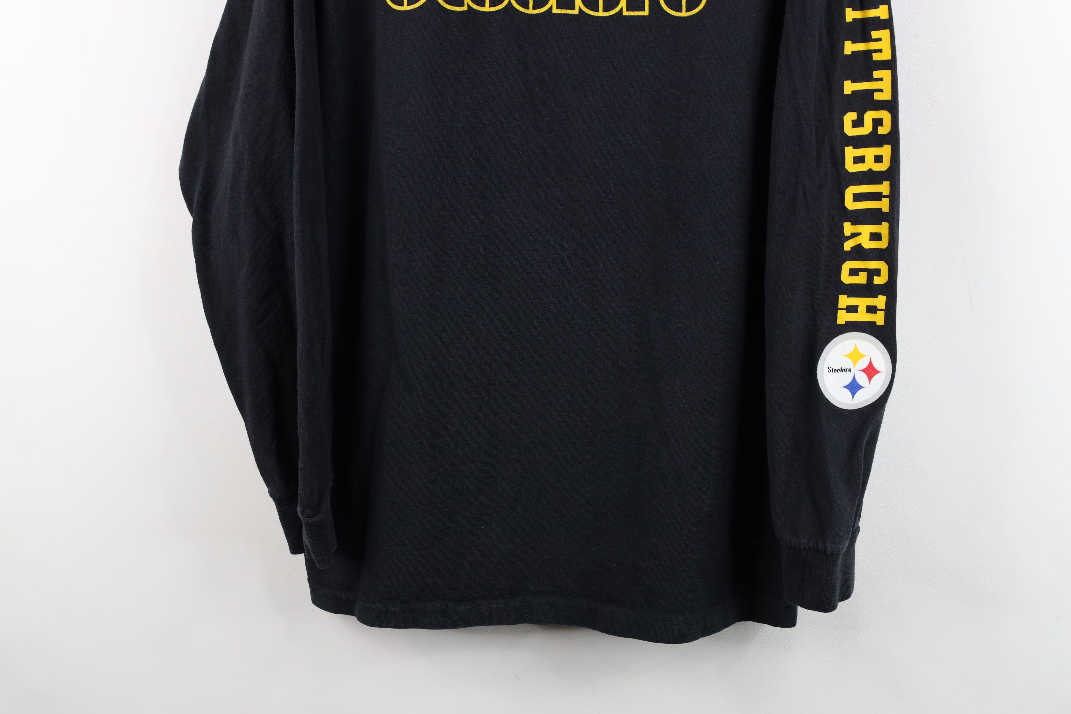 Vintage Vintage 90s Pittsburgh Steelers Football Long Sleeve T-Shirt Size US L / EU 52-54 / 3 - 3 Thumbnail