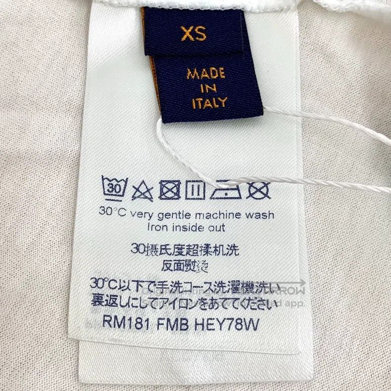 Louis Vuitton Louis Vuitton White logo monogrammed cotton crew neck shor Size US XS / EU 42 / 0 - 7 Thumbnail