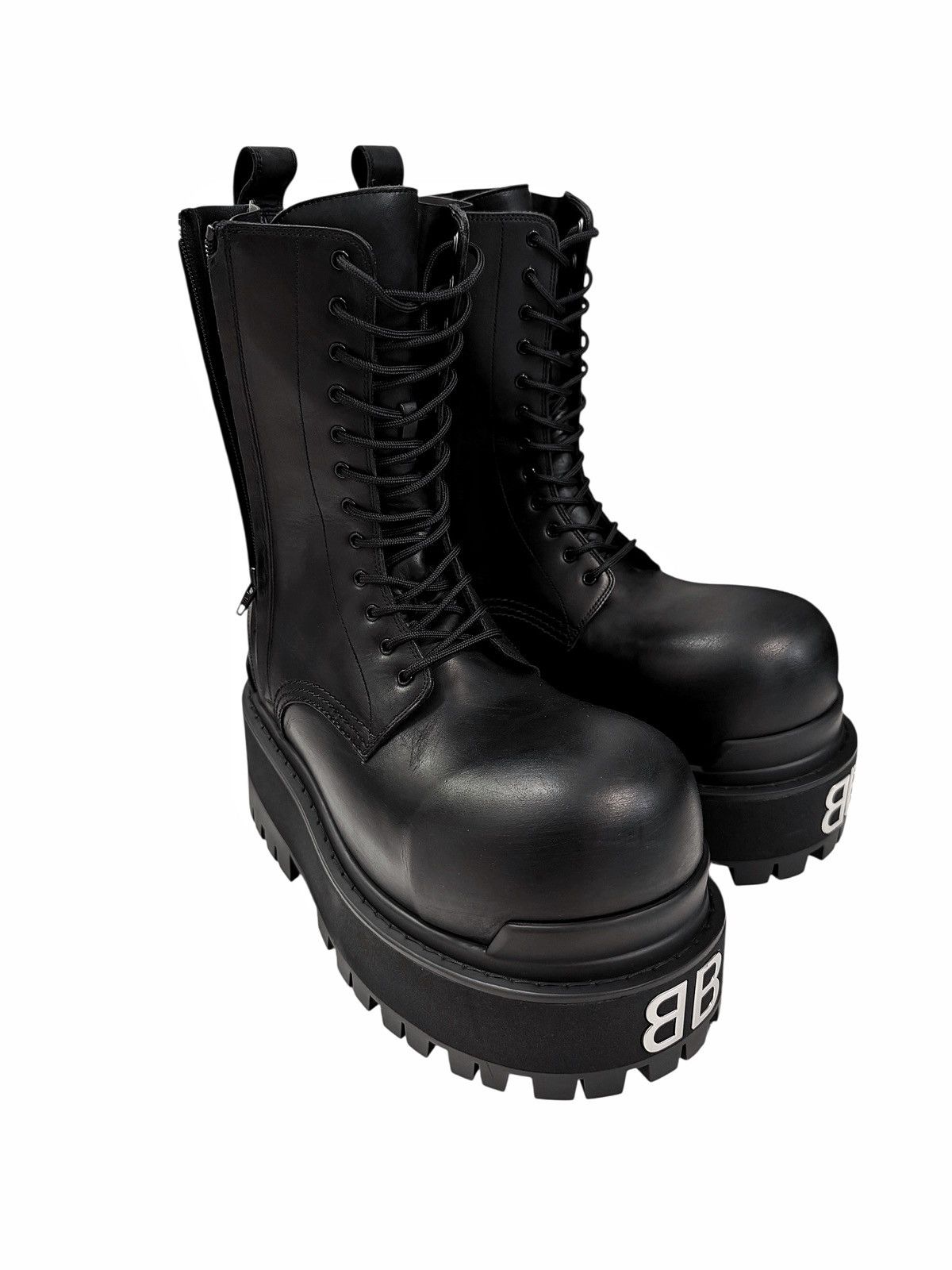 Balenciaga RARE 80MM Giant Platform Stomper Boot Worn Out Size US 10 / EU 43 - 2 Thumbnail