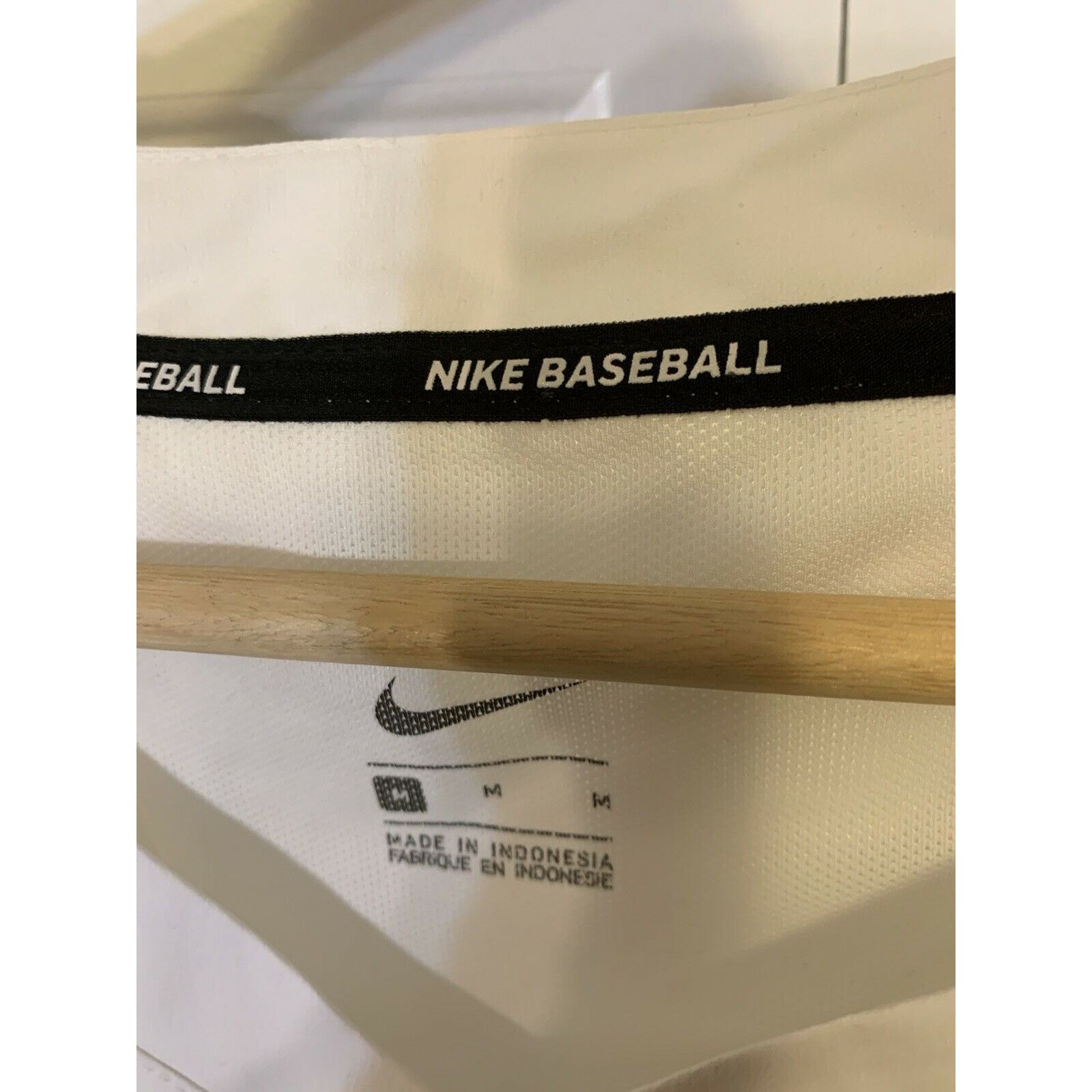 Nike Nike Baseball Pullover Men’s Sz M White Size US M / EU 48-50 / 2 - 2 Thumbnail