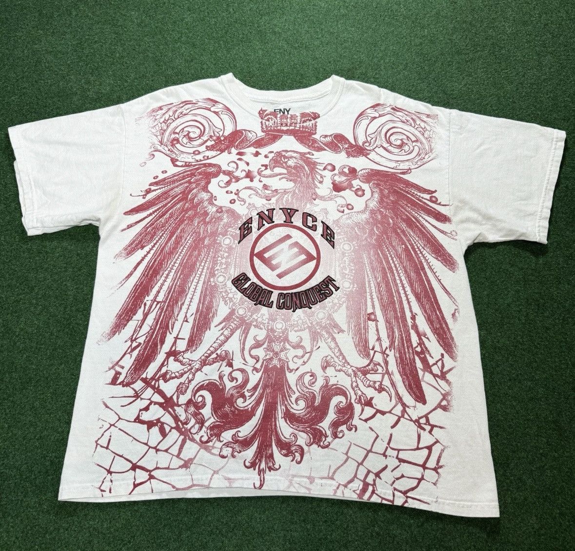Enyce × Vintage Y2K Enyce MMA Elite Pinkman Grunge Hip Hop Mens XL T Shirt Size US XL / EU 56 / 4 - 1 Thumbnail