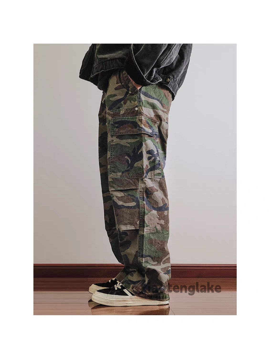 Vintage otl vale carhartt style double knee outdoor military pants Size US 36 / EU 52 - 6 Thumbnail