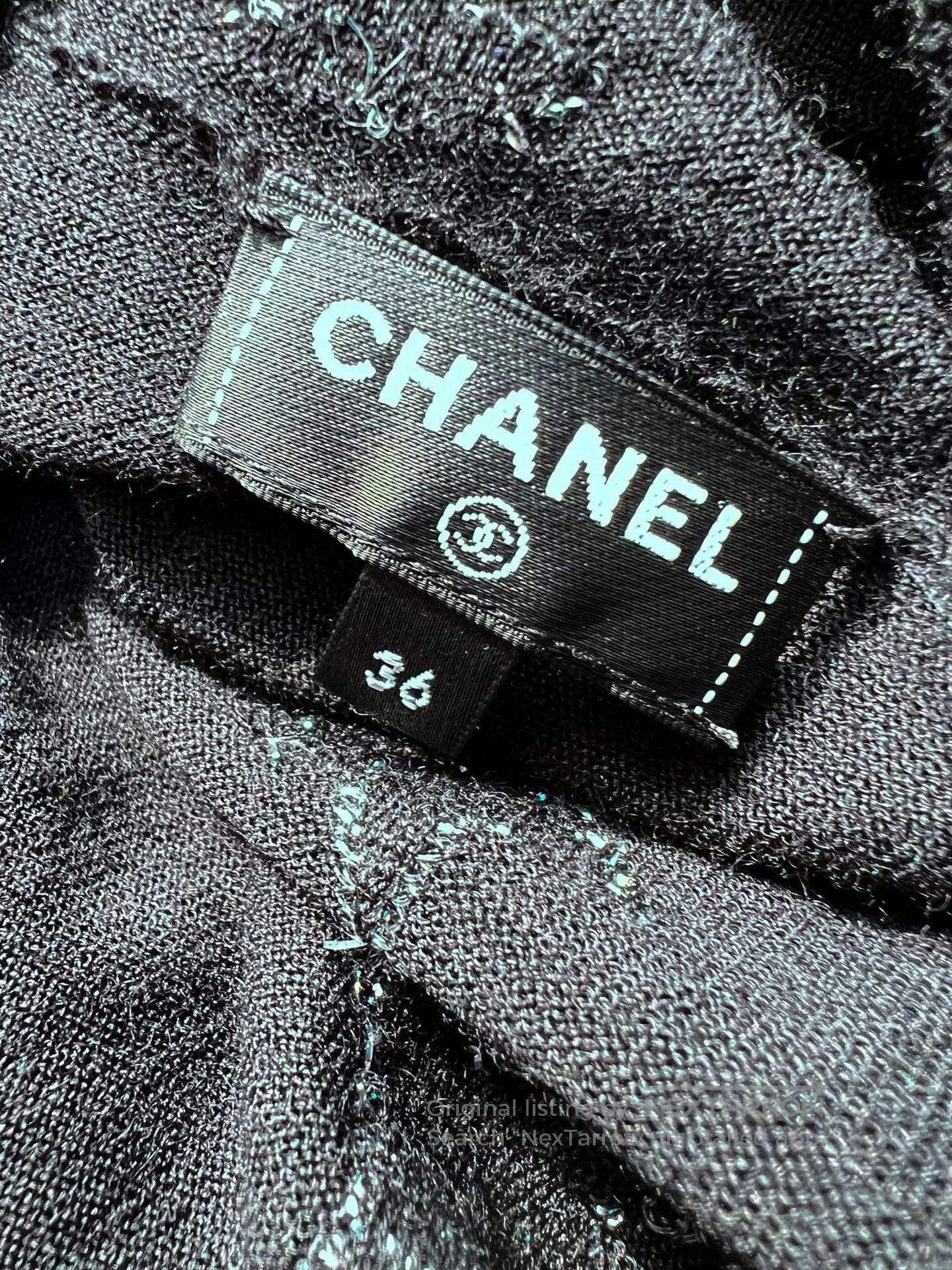 Chanel Chanel Coco Neige Star Embroidered Knit Top. Size US S / EU 44-46 / 1 - 5 Thumbnail