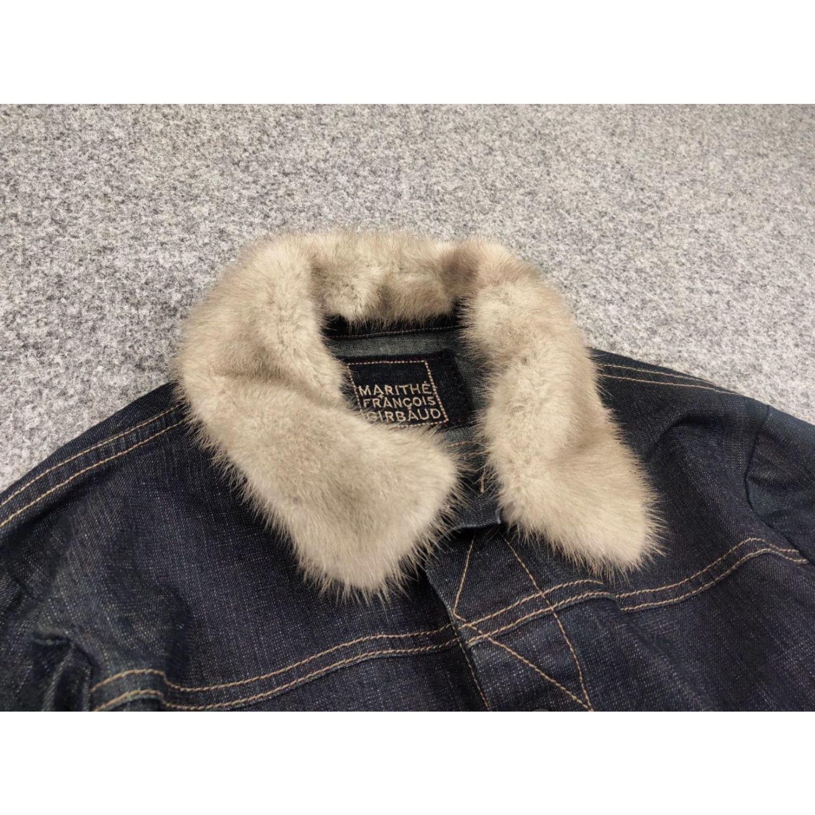 Vintage Marithe Francois Girbaud Denim Jacket Vintage Pocket fur collar Jacket Size M / US 6-8 / IT 42-44 - 6 Thumbnail