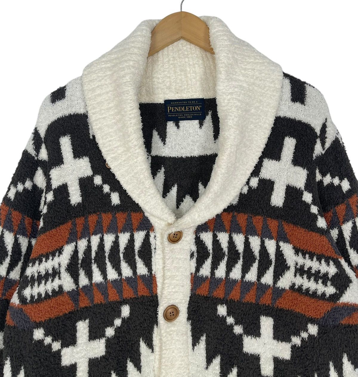 Pendleton × Vintage Vintage Pendelton Cardigan Size US XL / EU 56 / 4 - 3 Thumbnail