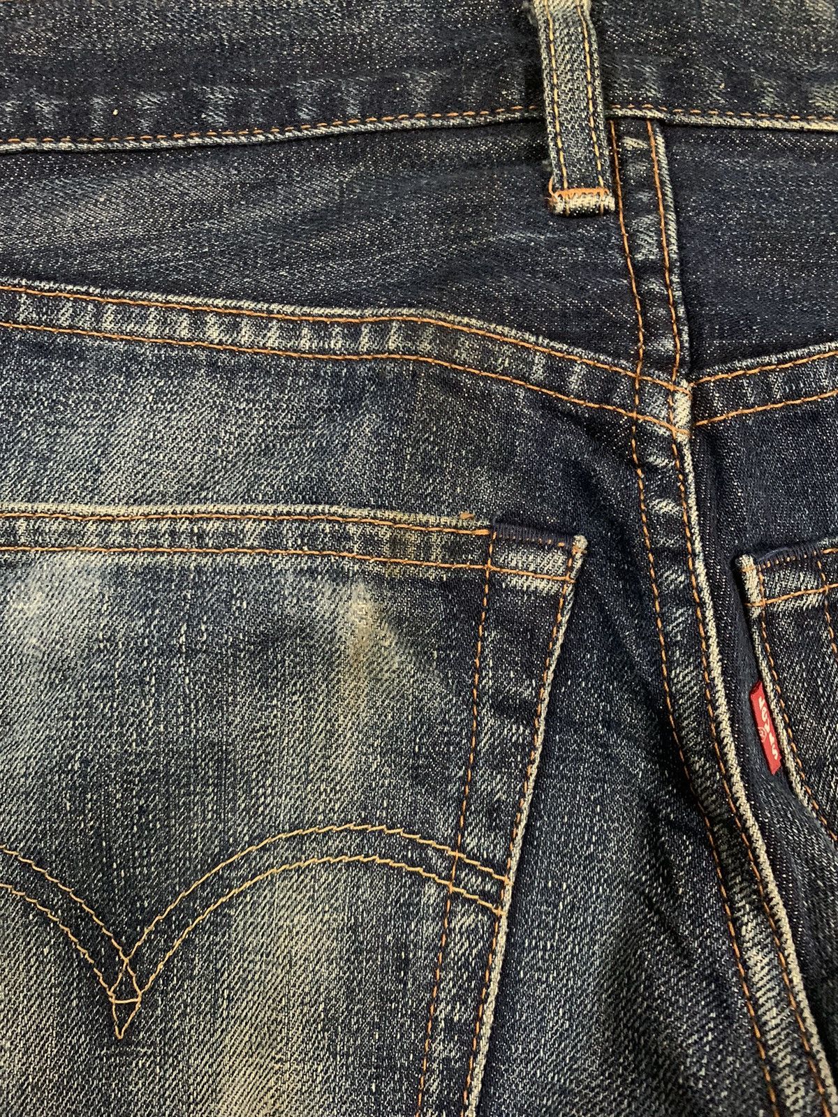 Levi's Vintage 90s Levis 502 Blue Wash Relaxed Fit Ripped Jeans Size US 30 / EU 46 - 13 Thumbnail