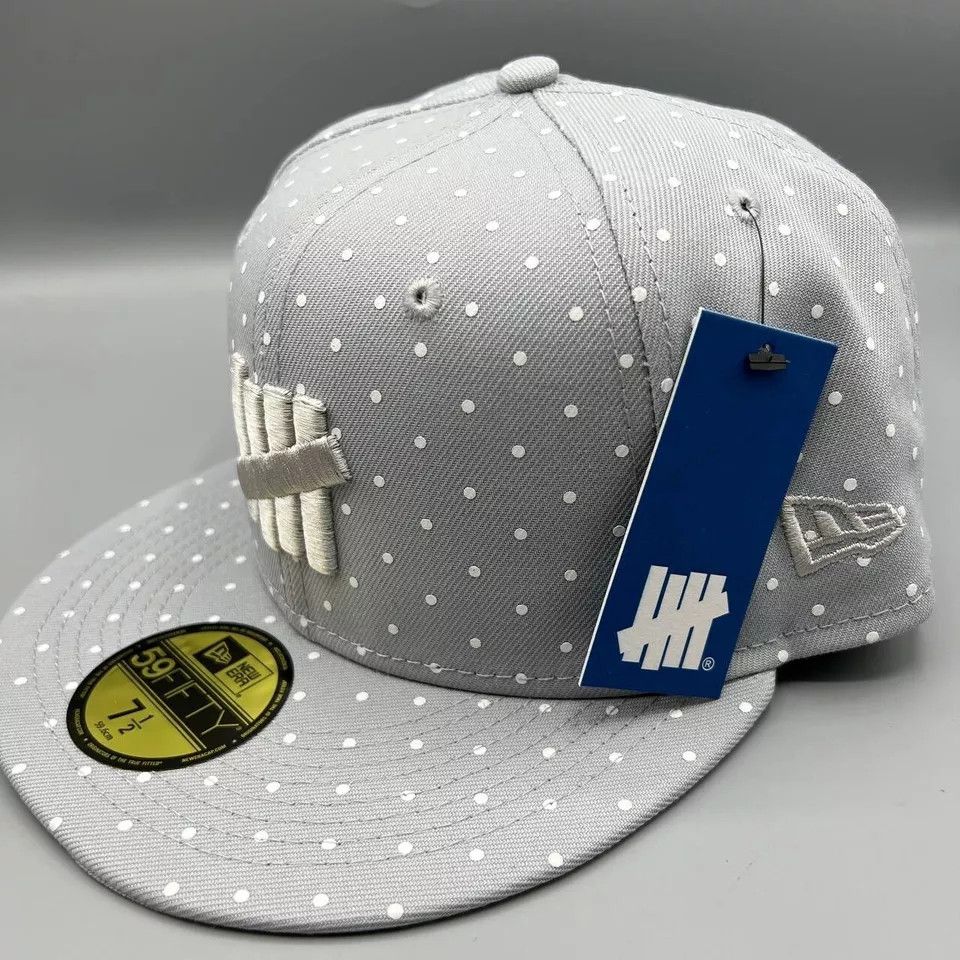 New Era Undefeated Hat Men 7 1/2 Polka Dots 59Fifty New Era Fitted Size ONE SIZE - 2 Thumbnail