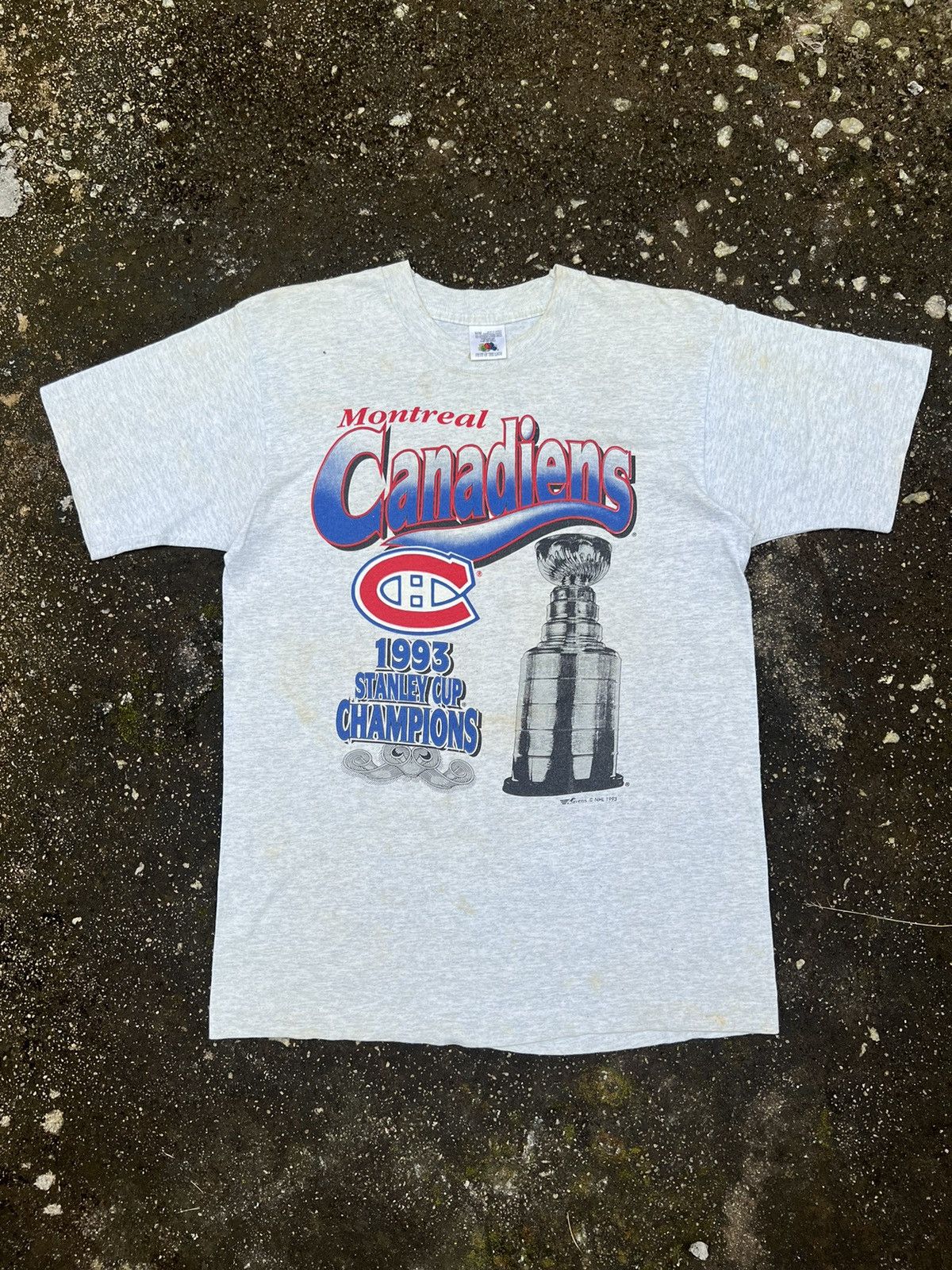 NHL × Vintage Vintage 90s Montreal Canadiens 1993 Stanley Cup Champions Size US M / EU 48-50 / 2 - 1 Thumbnail