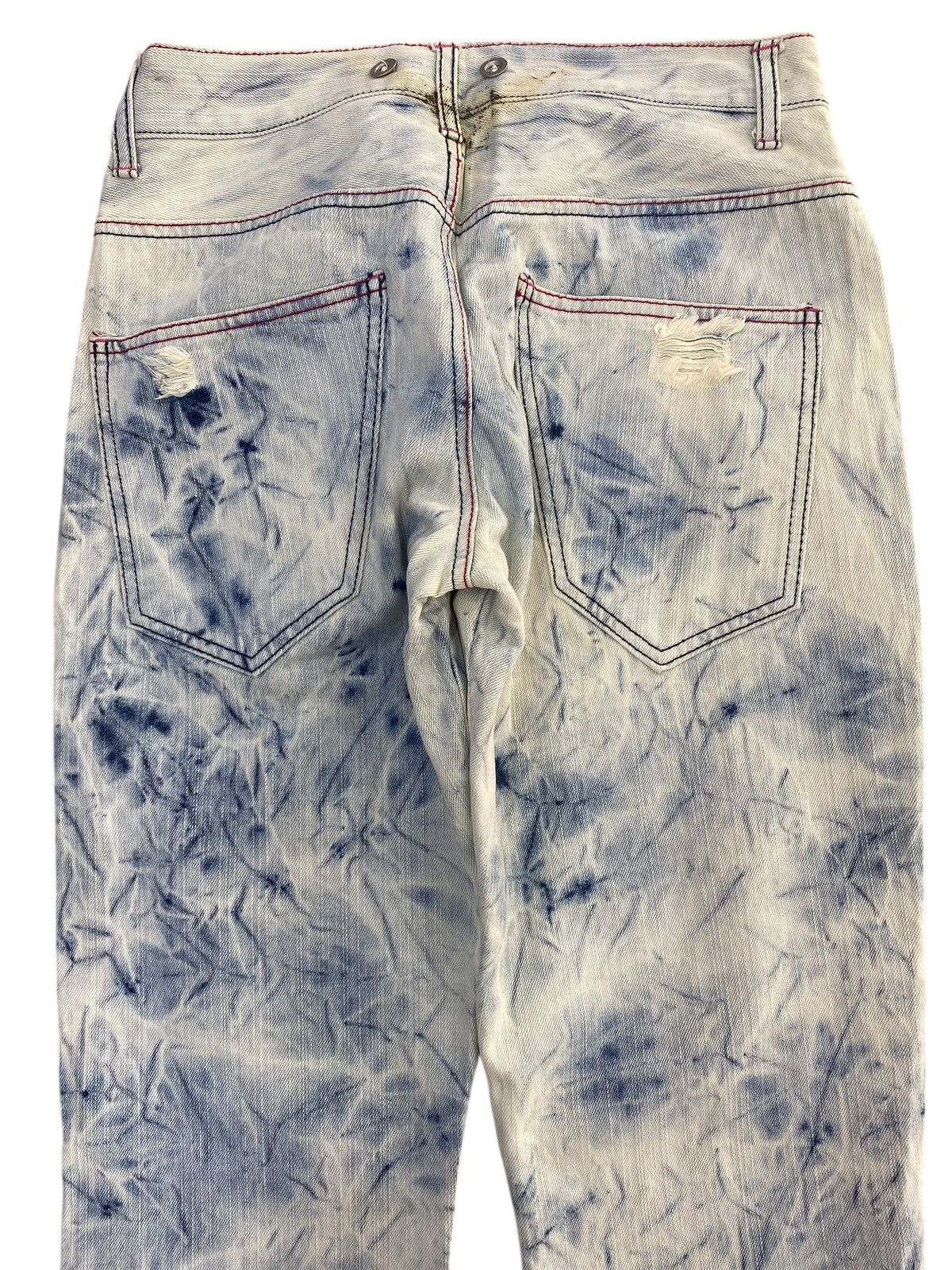 Japanese Brand Japanese Brand Tie Dye Wash Style Baggy Jeans Size US 30 / EU 46 - 4 Thumbnail