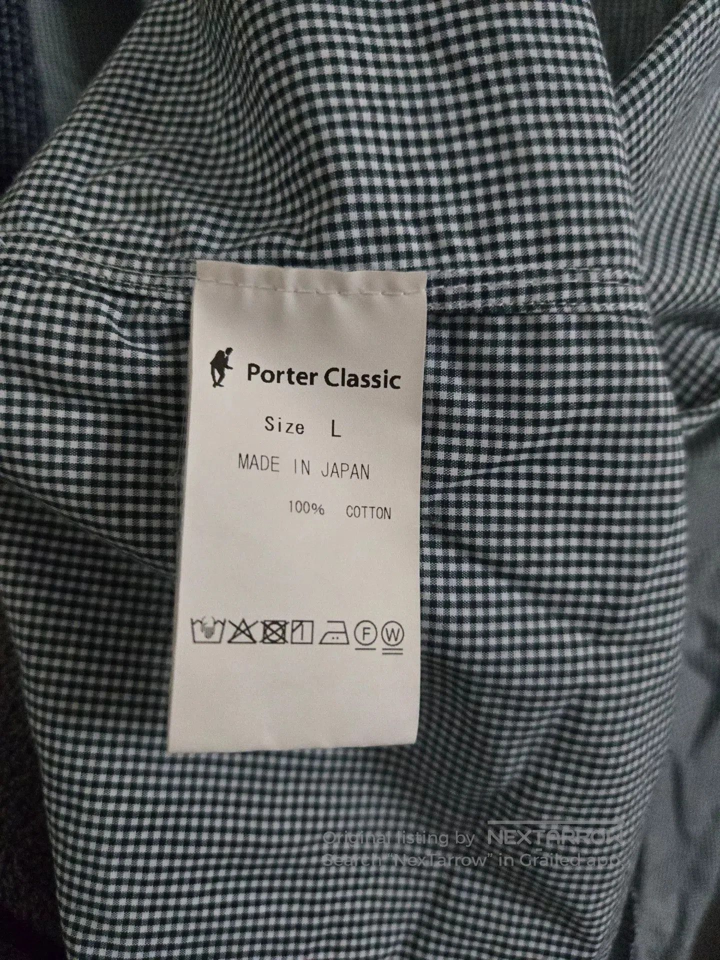 Porter Classic Porter Classic 23SS Green White Check. Size US L / EU 52-54 / 3 - 4 Thumbnail