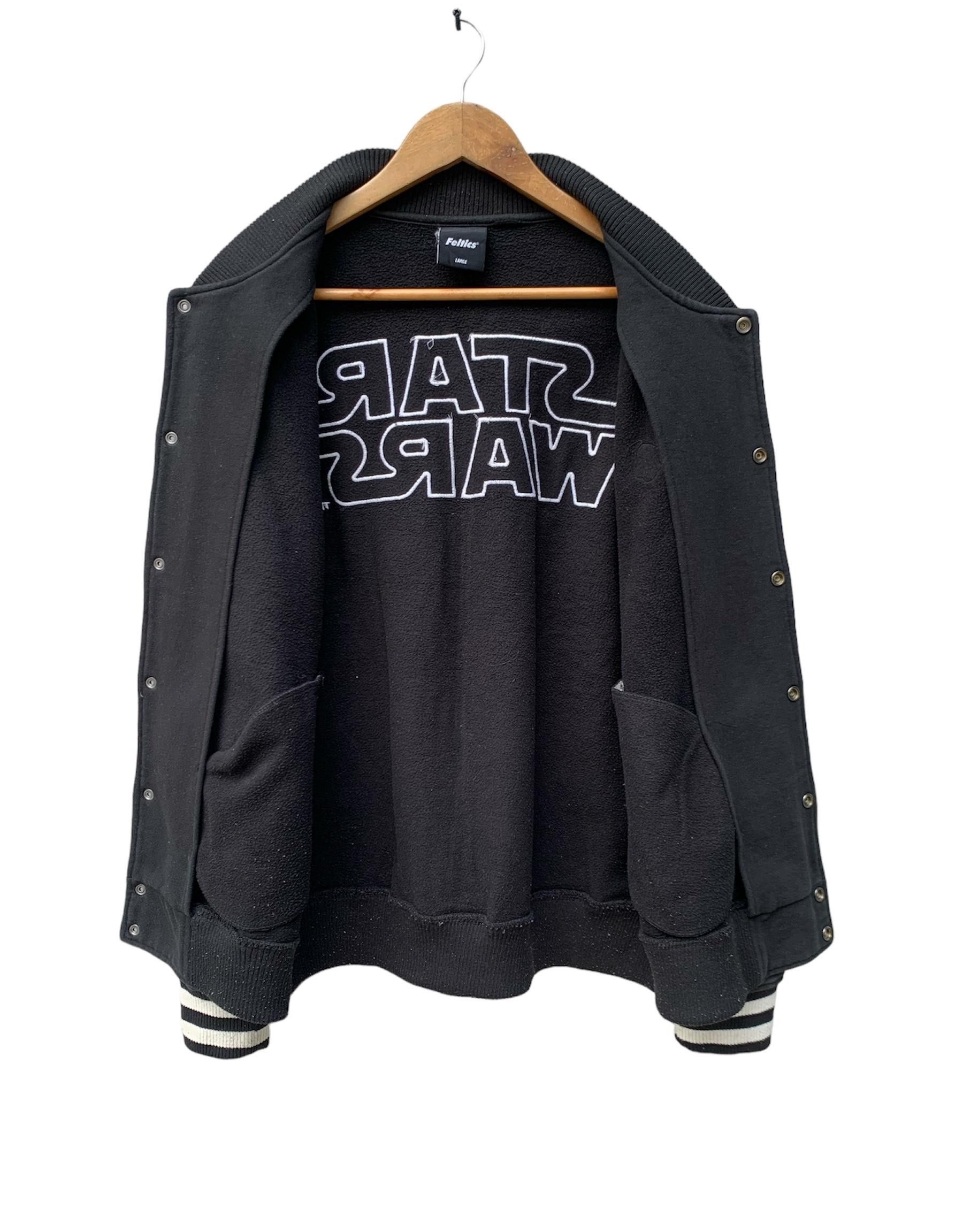 Star Wars Vintage Star Wars Darth Vader X Feltics Varsity Jacket Size US L / EU 52-54 / 3 - 4 Thumbnail