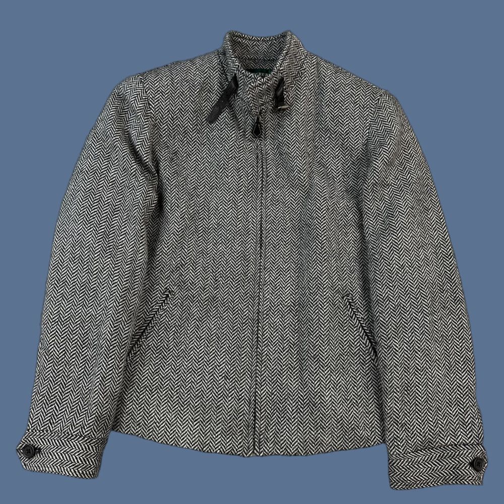 Ralph Lauren Lauren Ralph Lauren Jacket Women's 12 Gray Herringbone Wool Alpaca Full Zip Size XL / US 12-14 / IT 48-50 - 1 Thumbnail
