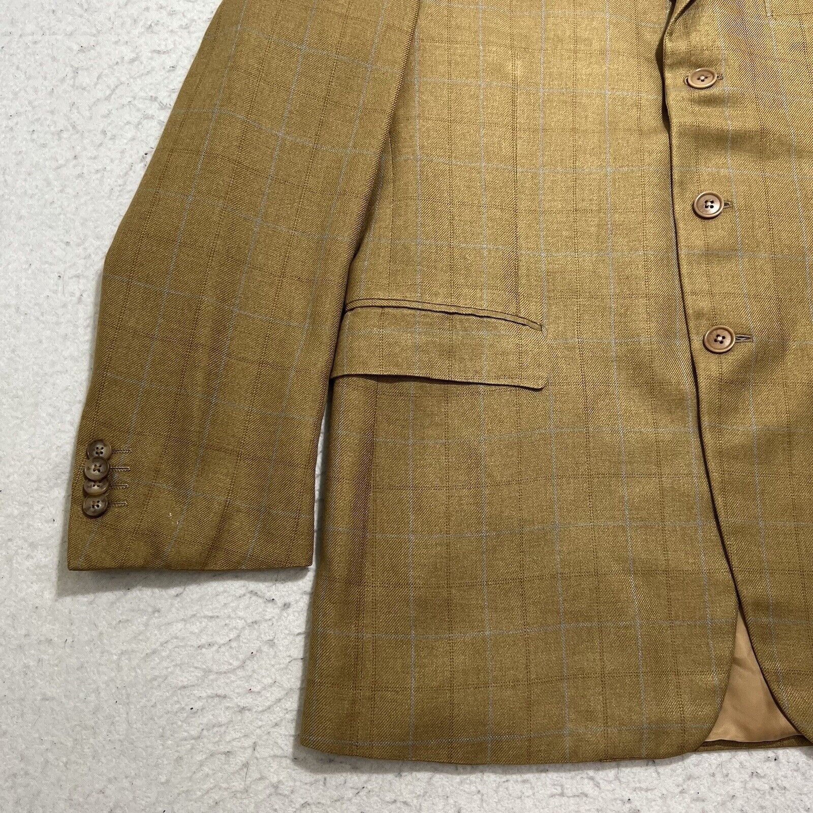 Ermenegildo Zegna Ermenegildo Zegna 44 Regular Silk & Cashmere Suit Jacket Size 44R - 4 Thumbnail