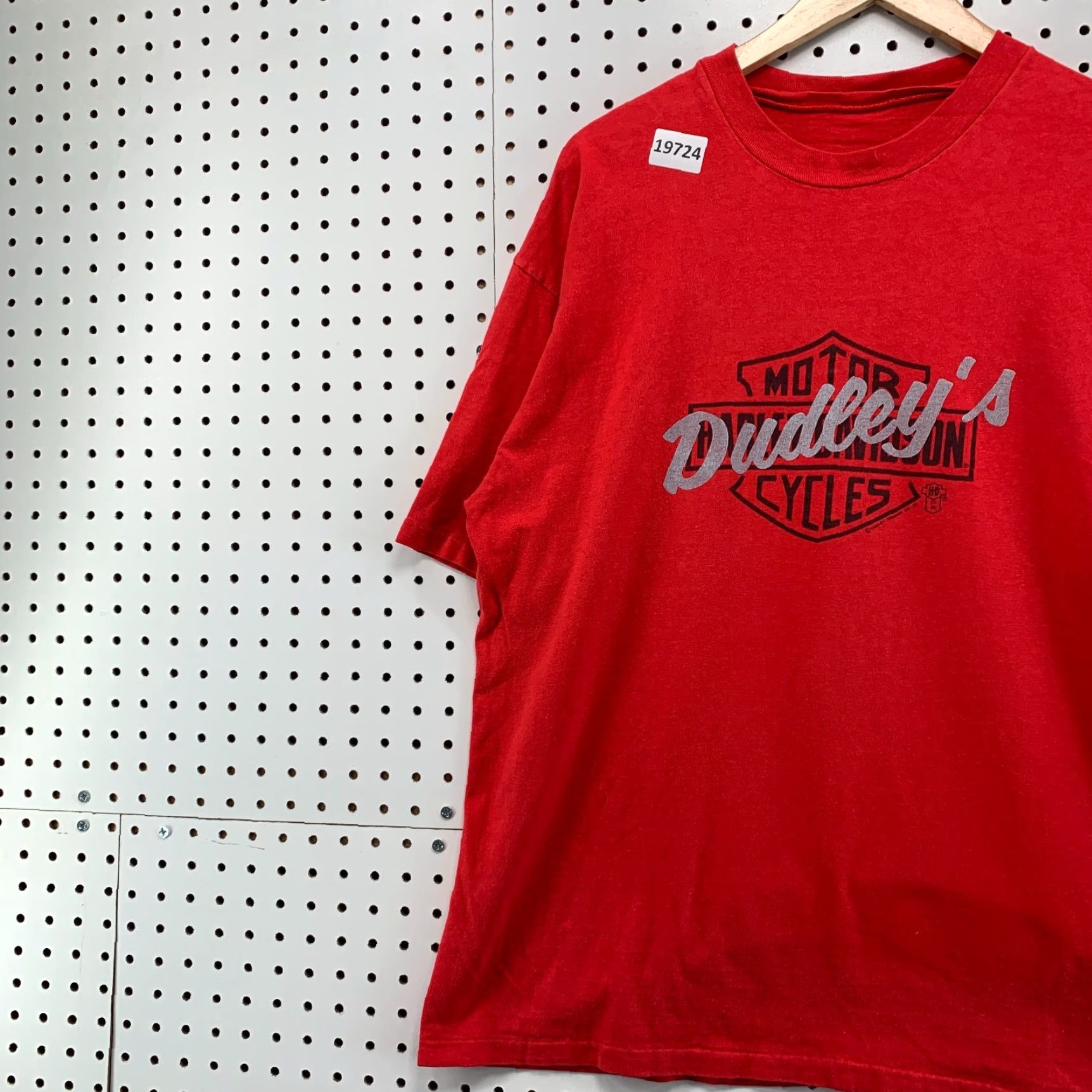 Harley Davidson VINTAGE Harley-Davidson Shirt Mens 2XL Red 90s Graphic Print Crew Neck Single Stitch T-Shirt Size US XXL / EU 58 / 5 - 4 Thumbnail
